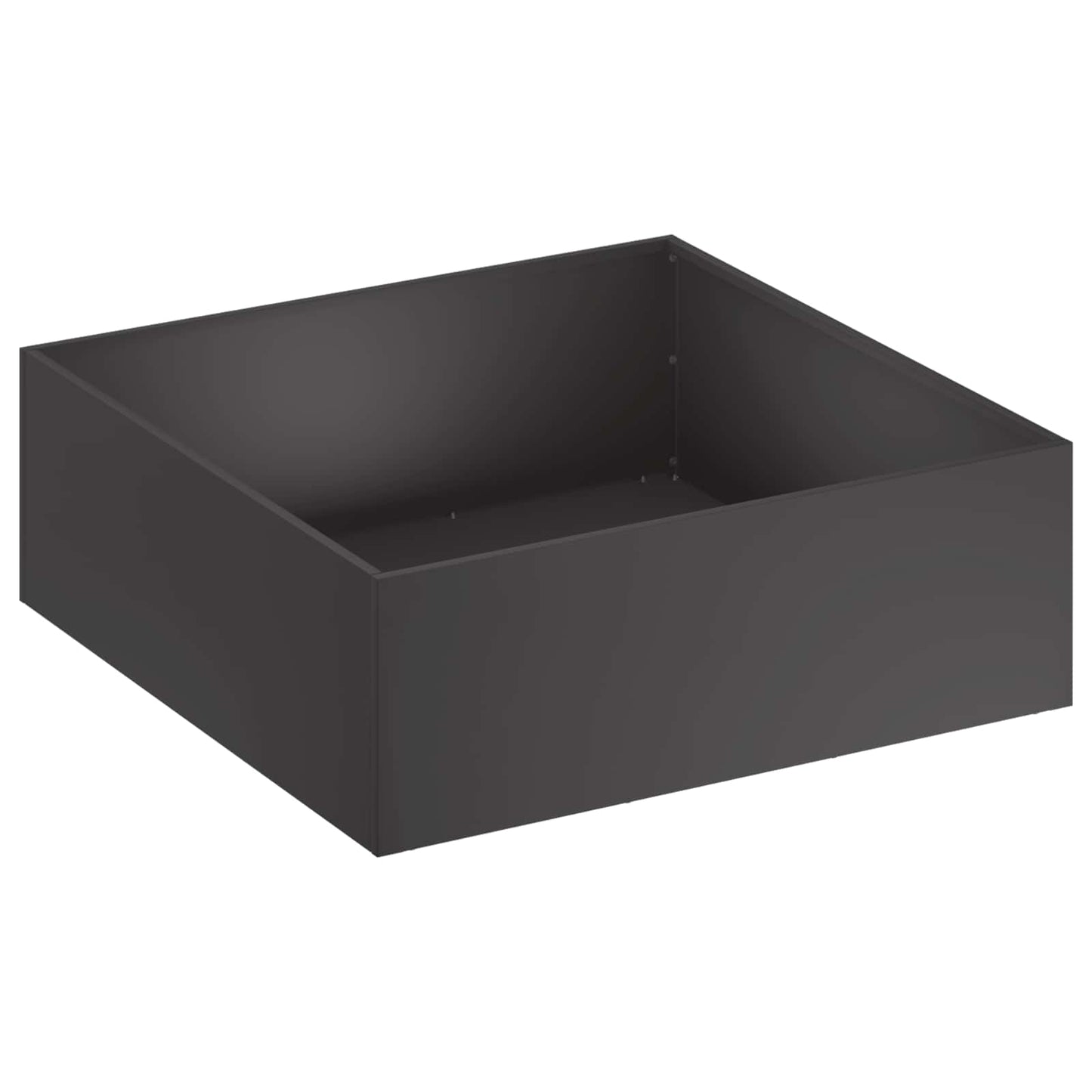 Sodo vazonas 2 vnt. Juoda 40 x 40 x 20 cm