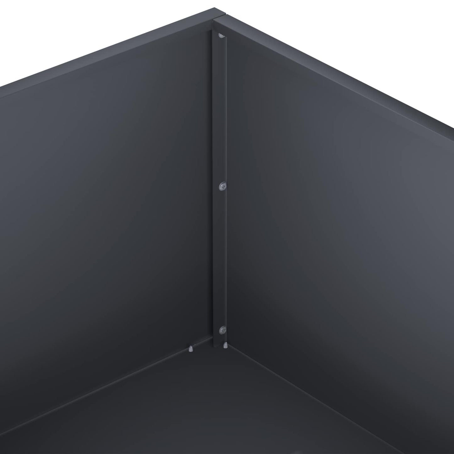 Sodo vazonas Antracito 40 x 40 x 20 cm Šaltai valcuotas plienas