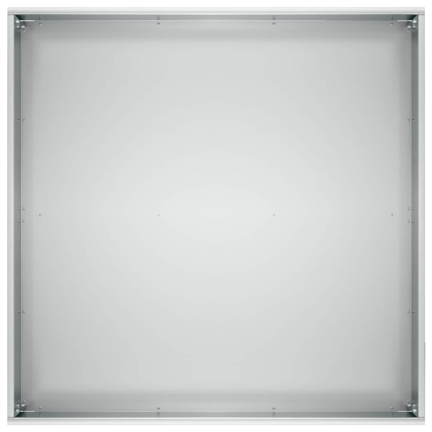 Sodo vazonas Sidabrinė 40 x 40 x 20 cm Galvanizuotas plienas