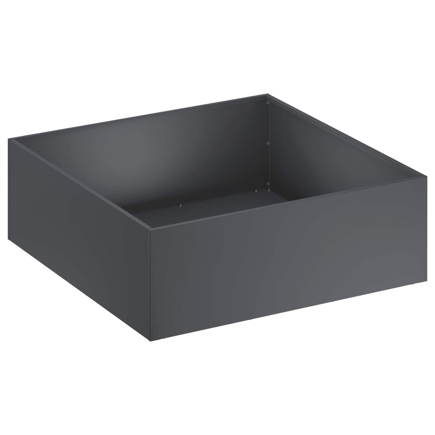 Sodo vazonas Antracito 60 x 60 x 20 cm Šaltai valcuotas plienas