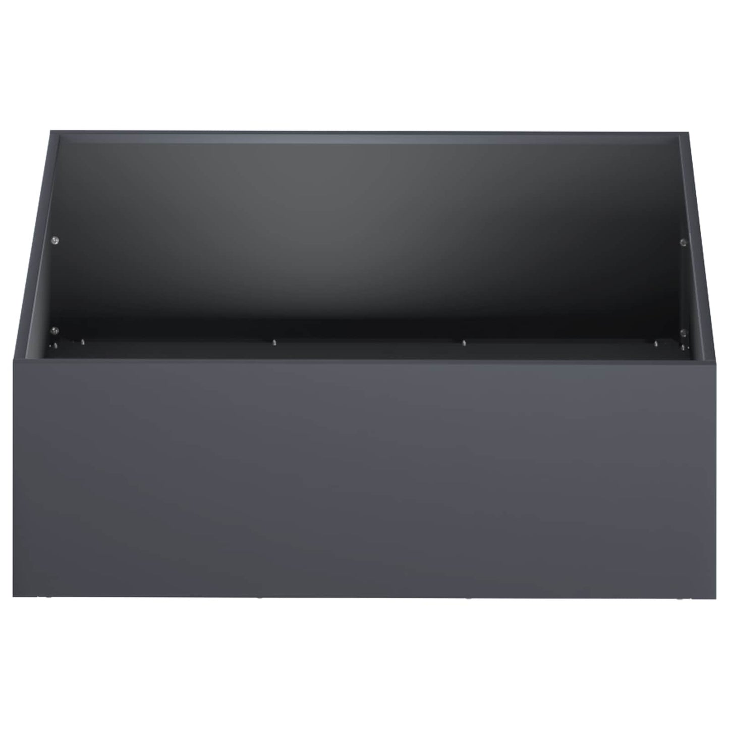 Sodo vazonas Antracito 60 x 60 x 20 cm Šaltai valcuotas plienas