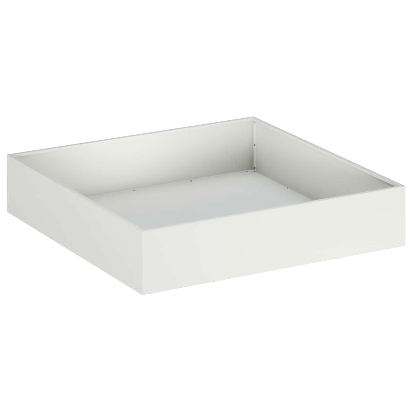 Sodo vazonas 2 vnt. Balta 100 x 100 x 20 cm