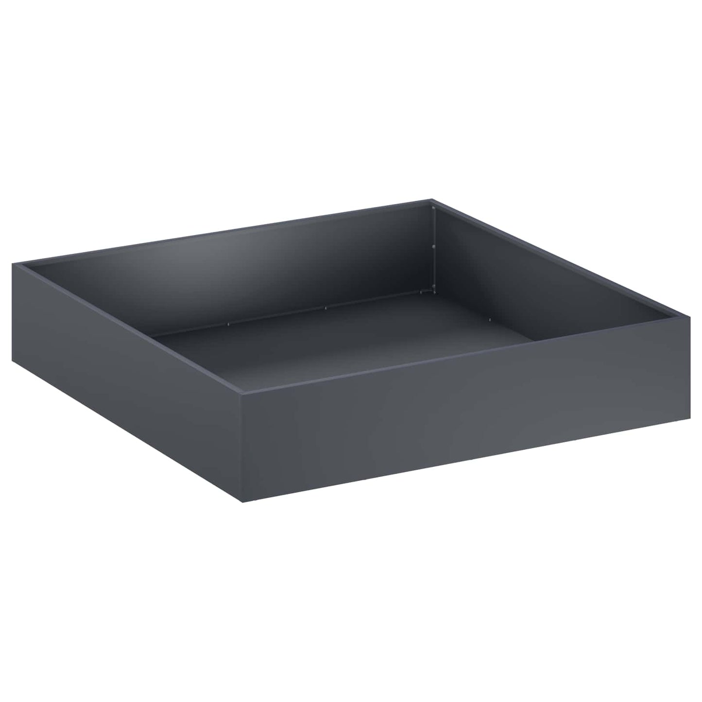 Sodo vazonas 2 vnt. Antracito 100 x 100 x 20 cm