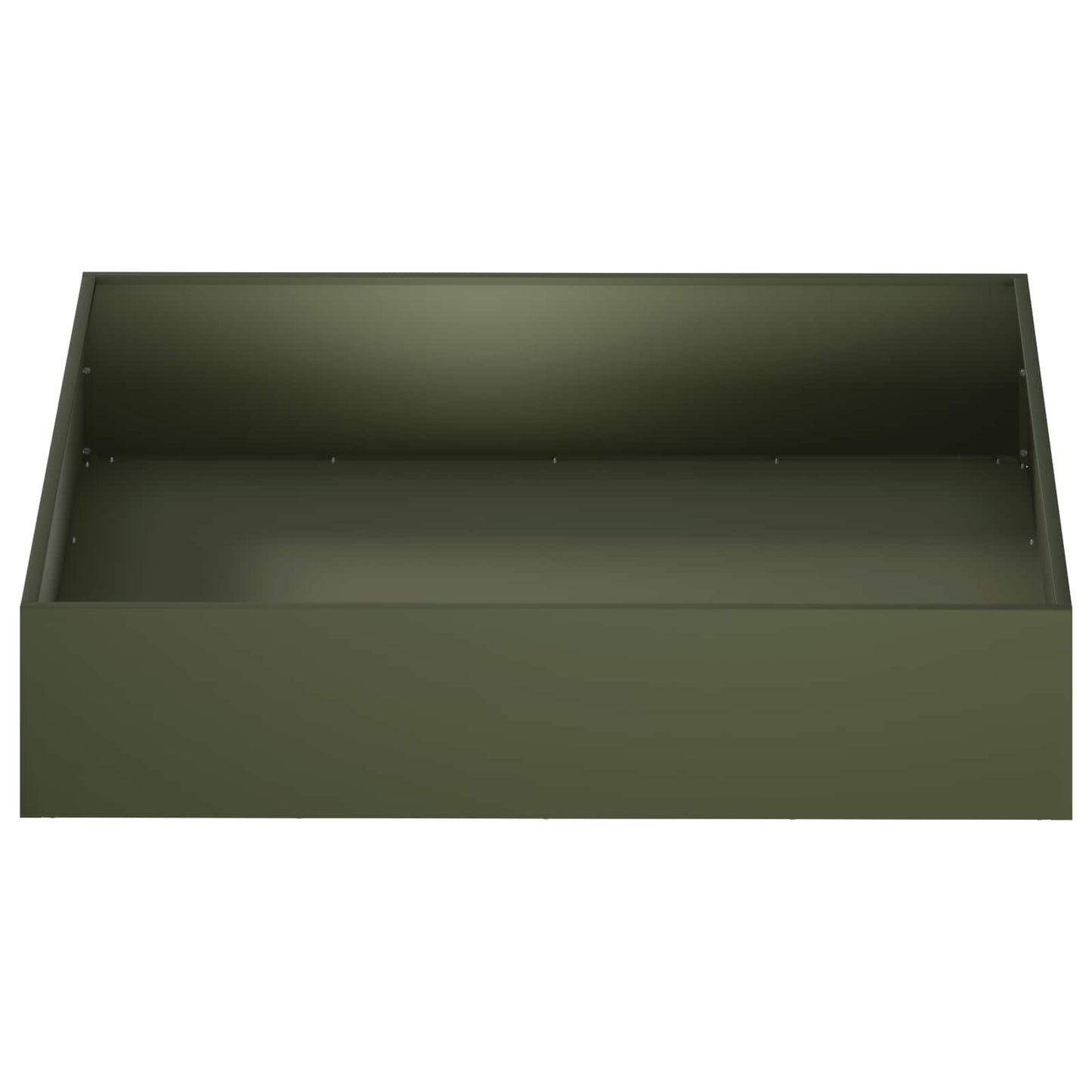 Sodo vazonas 2 vnt. Alyvuogių žalia 100 x 100 x 20 cm