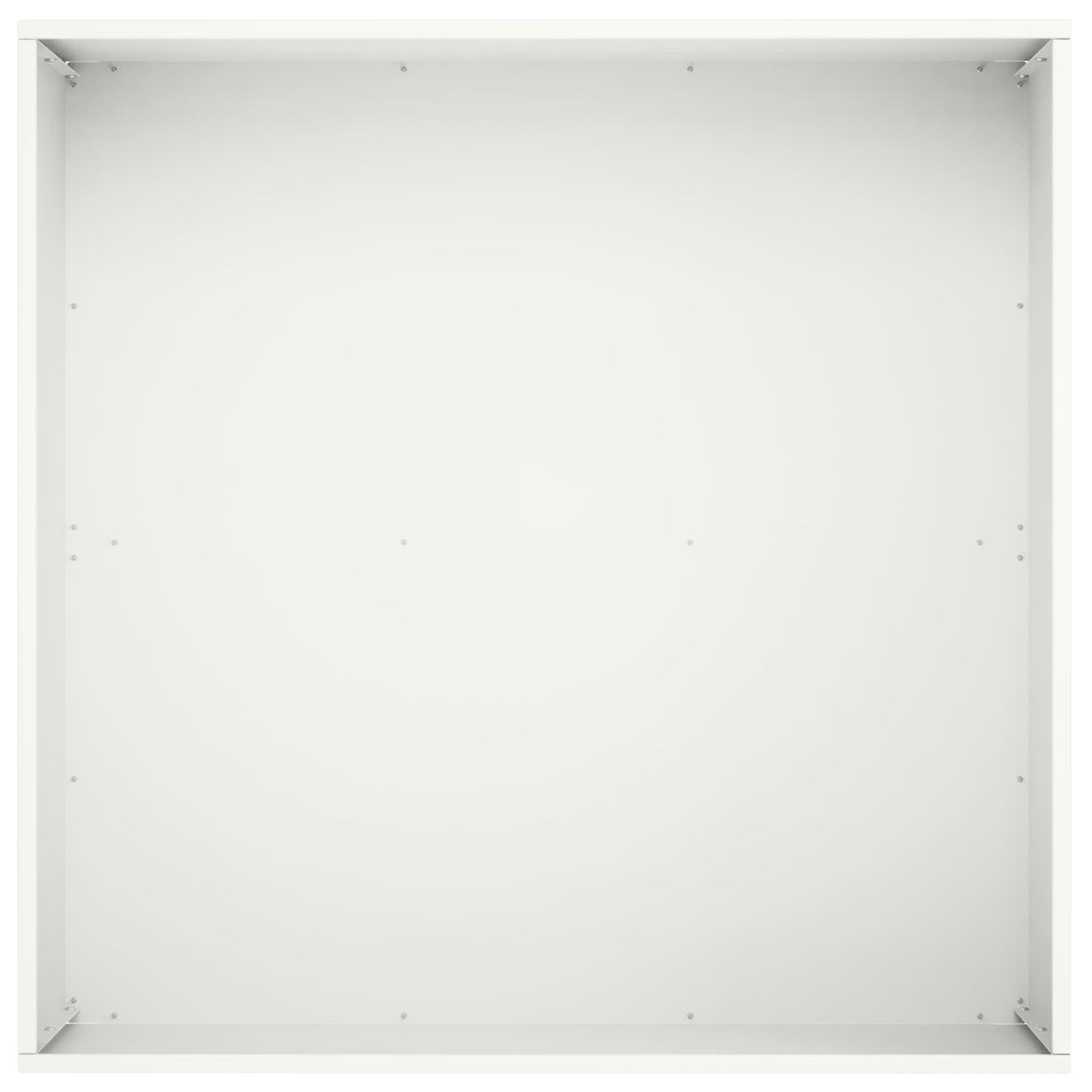 Sodo vazonas Balta 40 x 40 x 30 cm Šaltai valcuotas plienas
