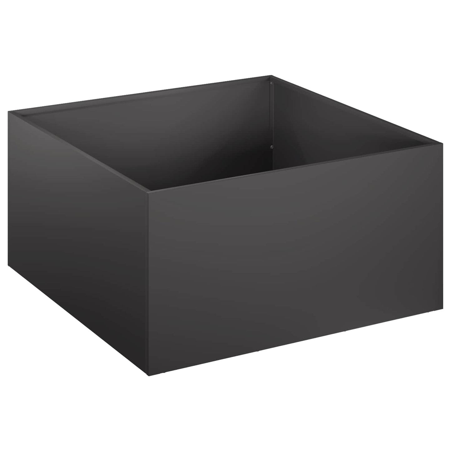 Sodo vazonas 2 vnt. Juoda 60 x 60 x 30 cm