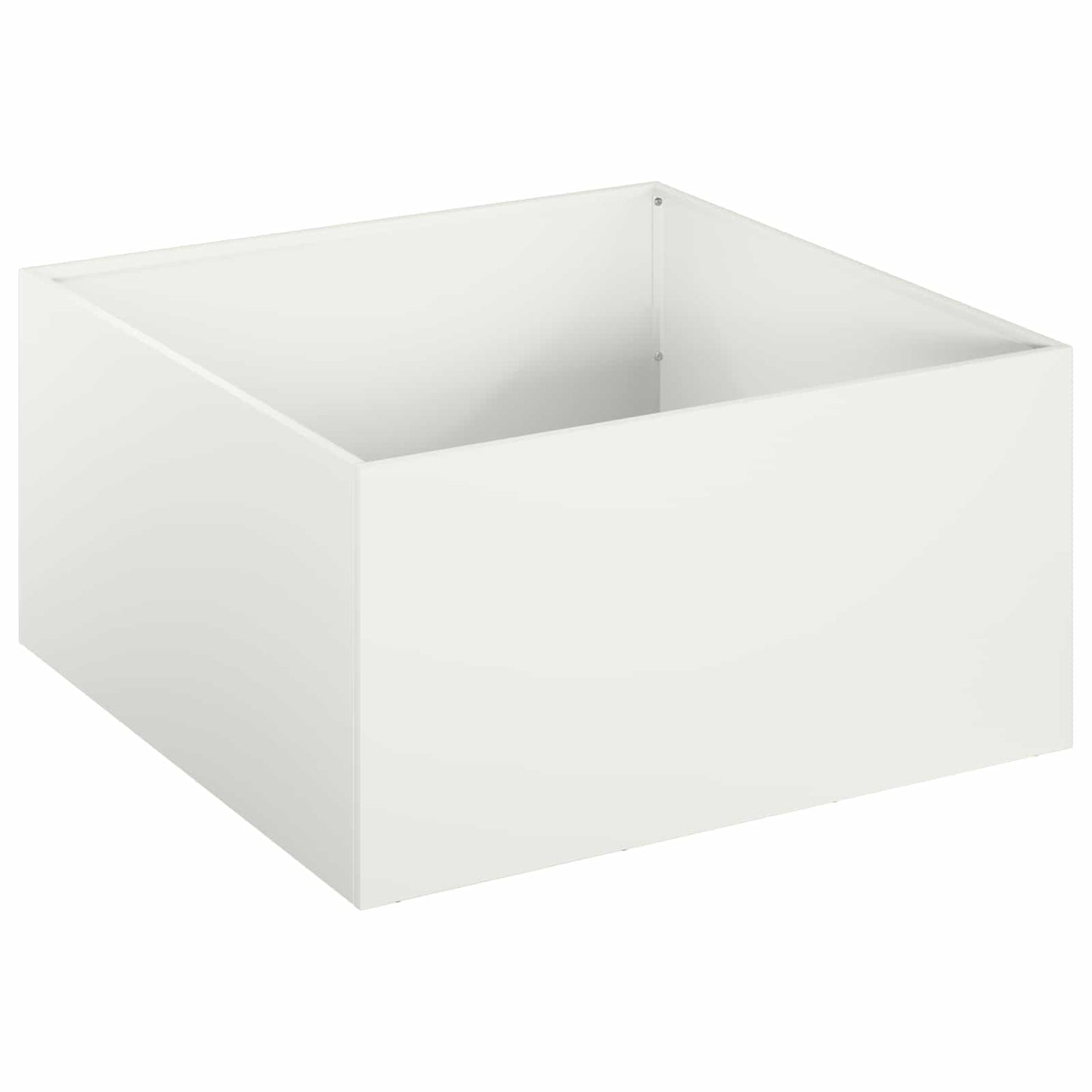 Sodo vazonas Balta 60 x 60 x 30 cm Šaltai valcuotas plienas