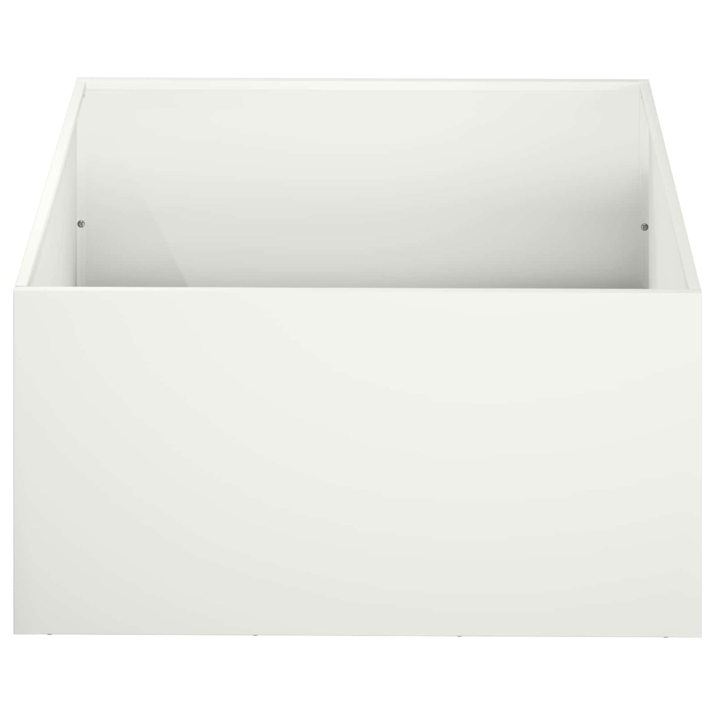 Sodo vazonas 2 vnt. Balta 60 x 60 x 30 cm