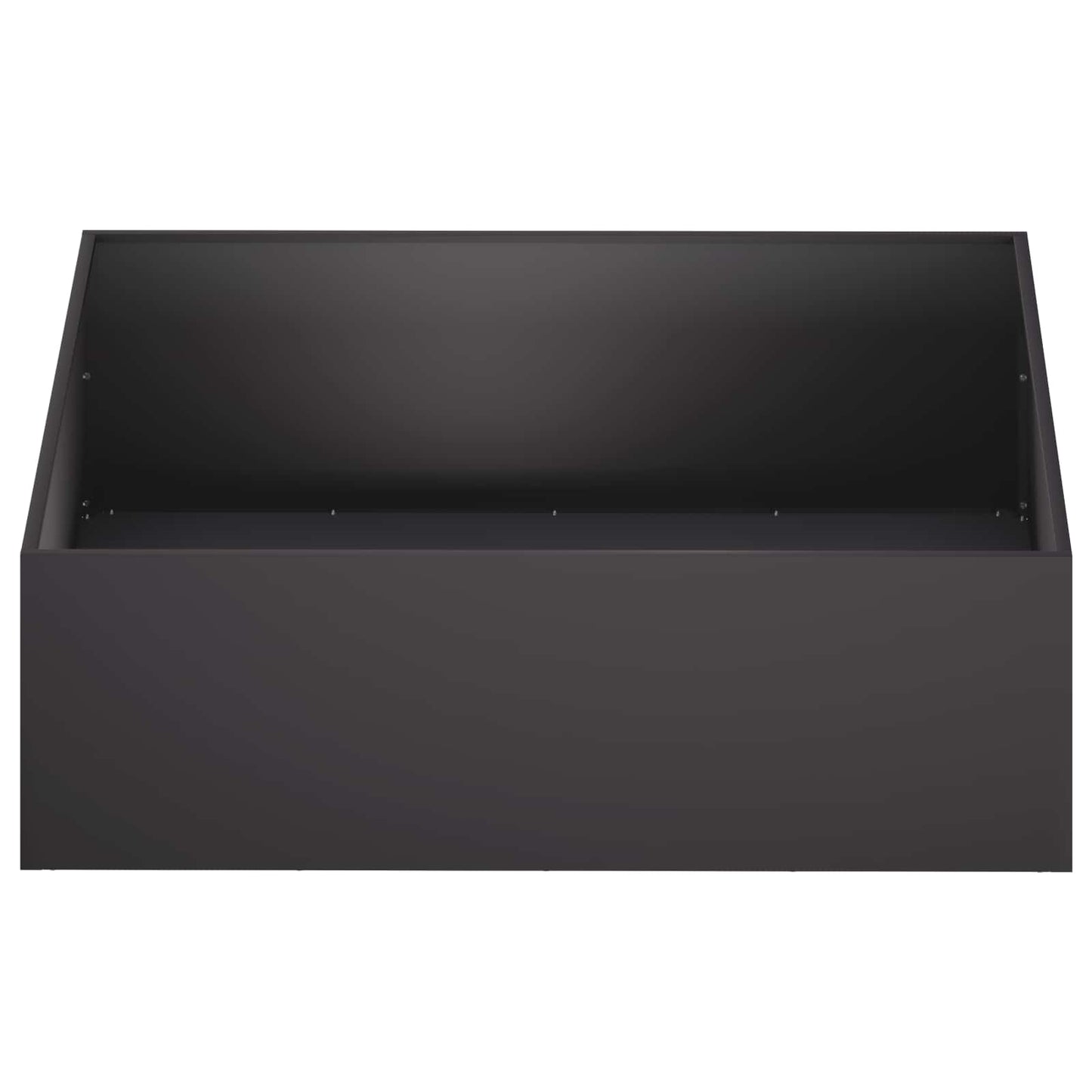 Sodo vazonas Juoda 100 x 100 x 30 cm Šaltai valcuotas plienas