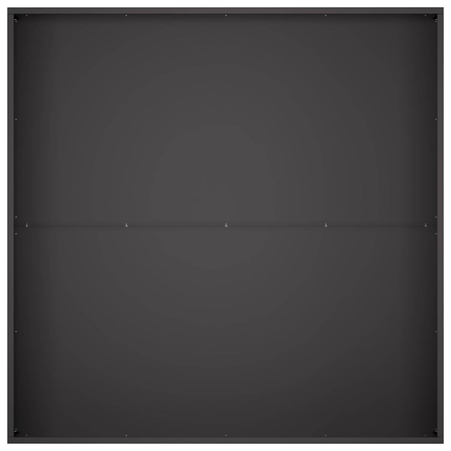 Sodo vazonas 2 vnt. Juoda 100 x 100 x 30 cm