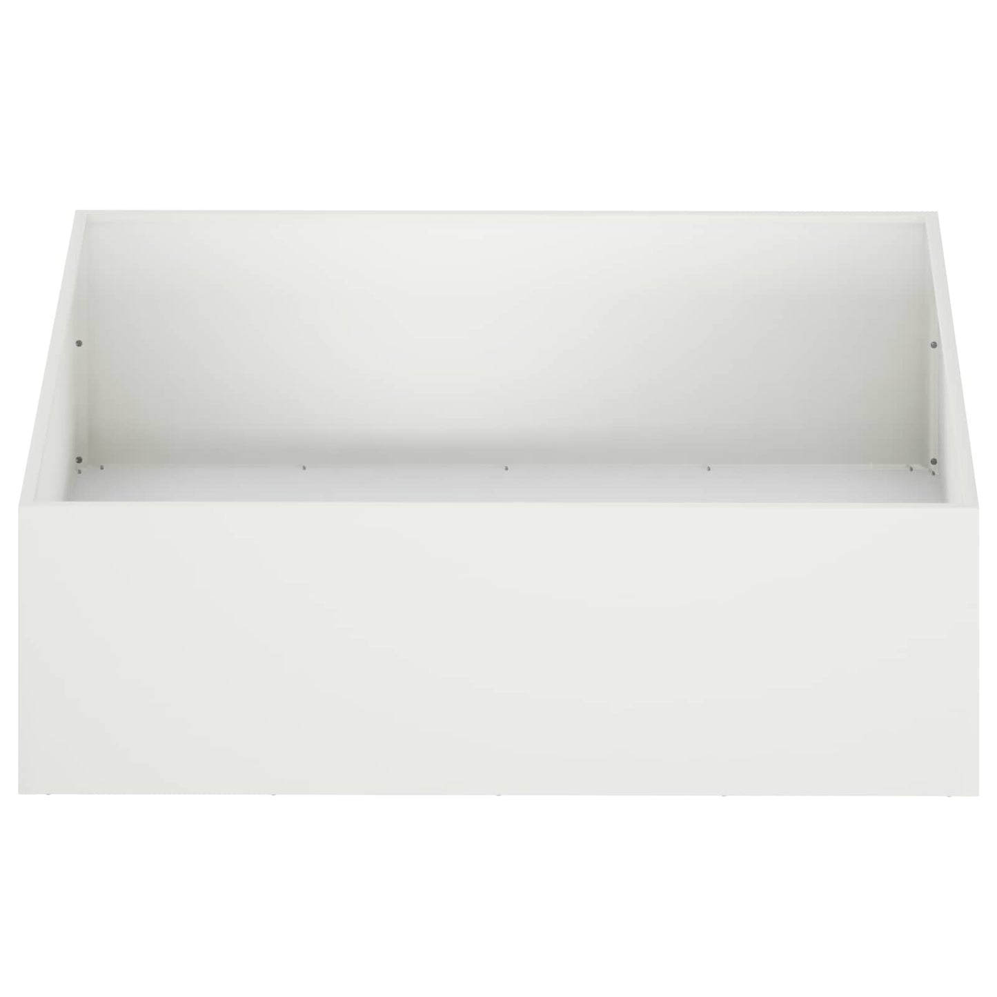 Sodo vazonas 2 vnt. Balta 100 x 100 x 30 cm