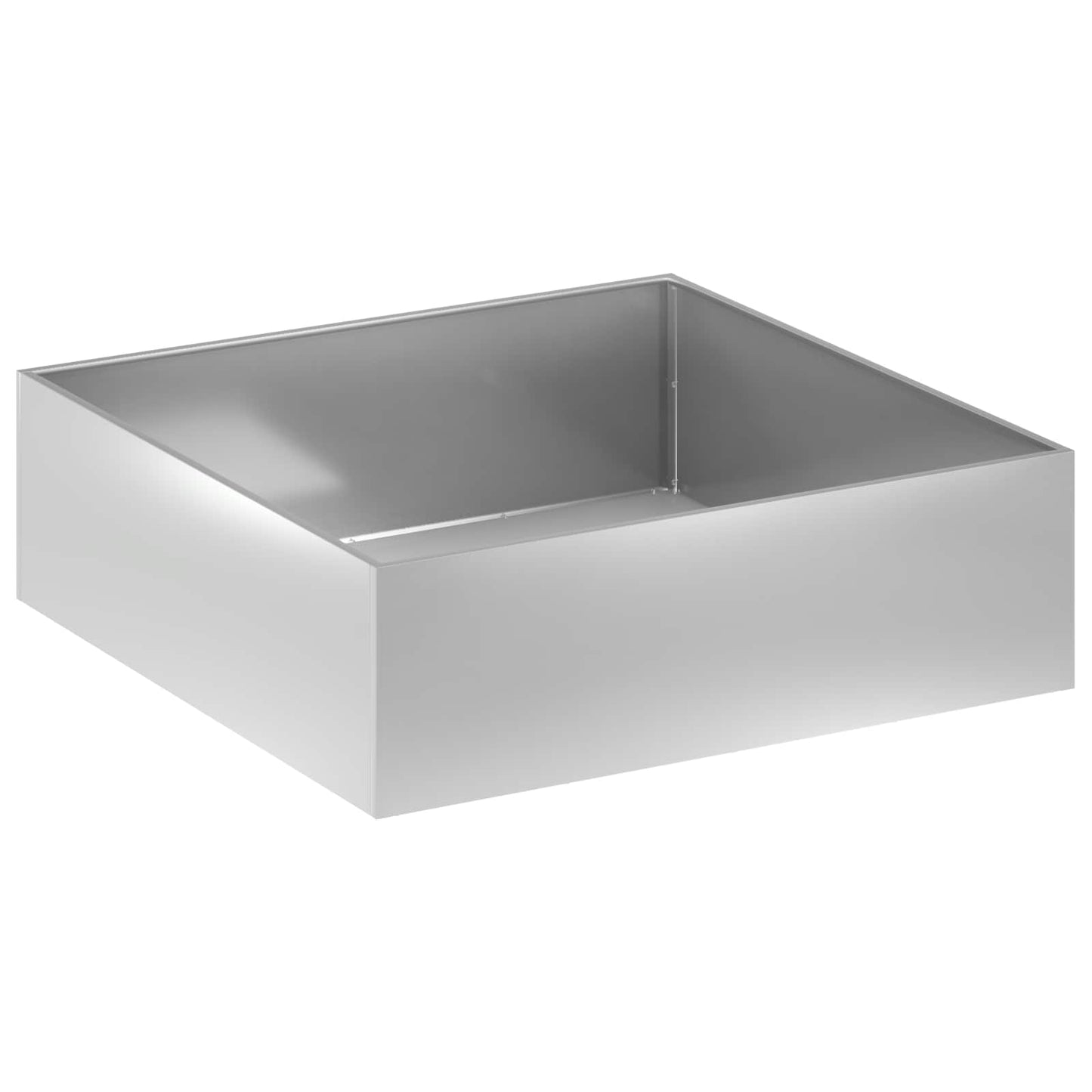 Sodo vazonas Sidabrinė 100 x 100 x 30 cm Galvanizuotas plienas