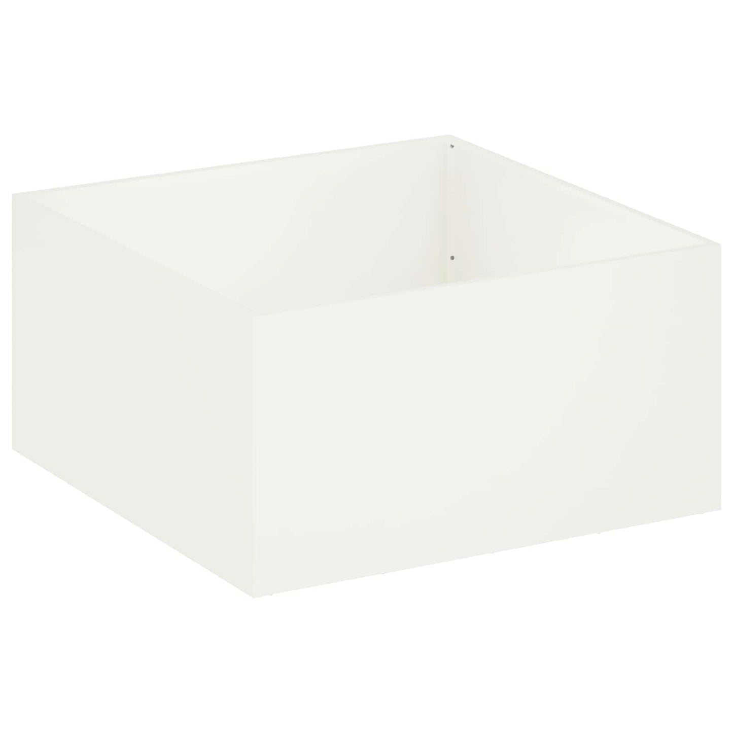 Sodo vazonas 2 vnt. Balta 60 x 60 x 40 cm