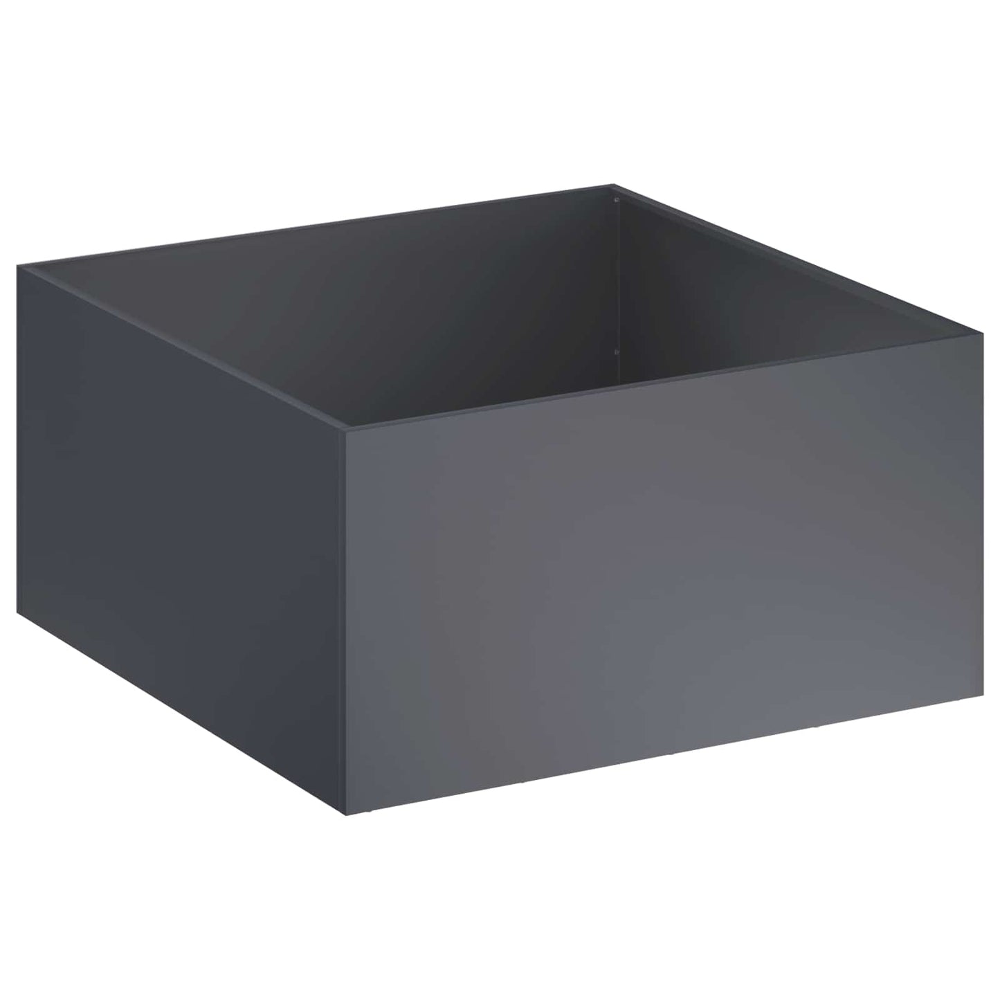Sodo vazonas 2 vnt. Antracito 100 x 100 x 40 cm