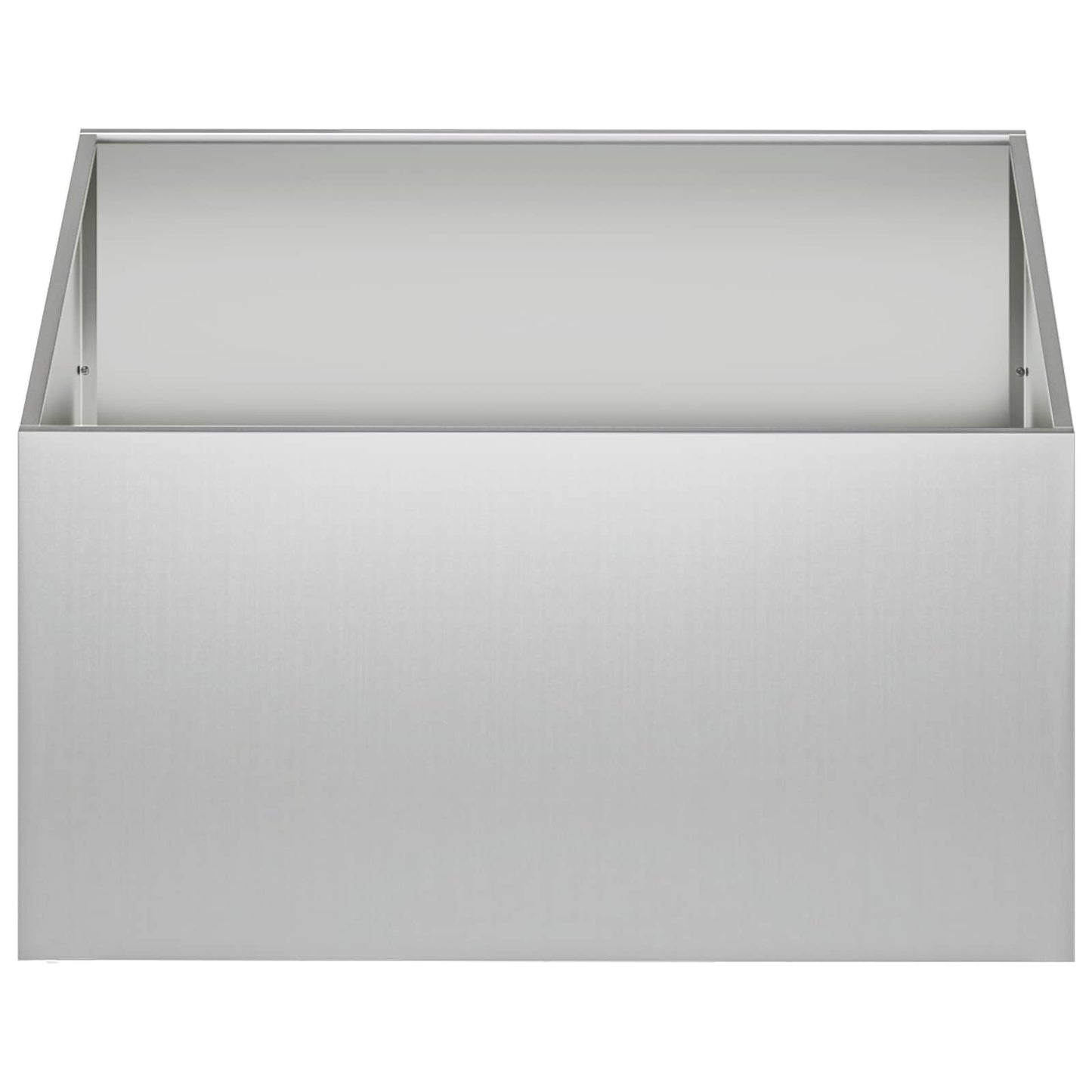 Sodo vazonas Sidabrinė 100 x 100 x 40 cm Galvanizuotas plienas