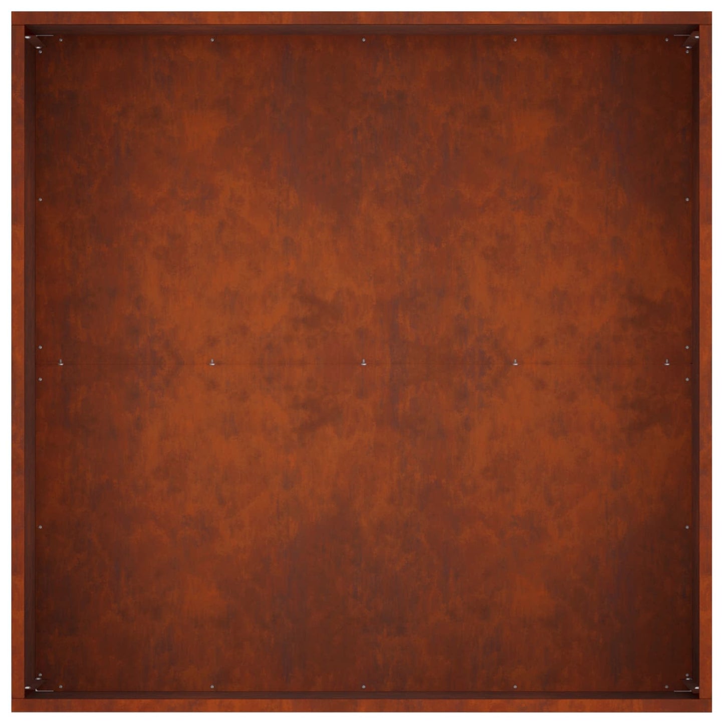 Sodo vazonas 2 vnt. Rūdijanti 100 x 100 x 40 cm
