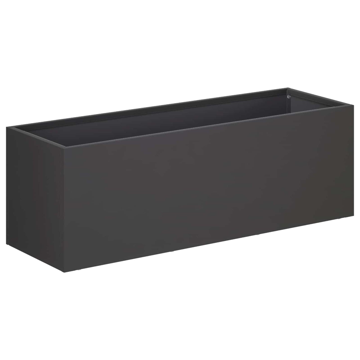 Sodo vazonas Juoda 40 x 20 x 20 cm Šaltai valcuotas plienas