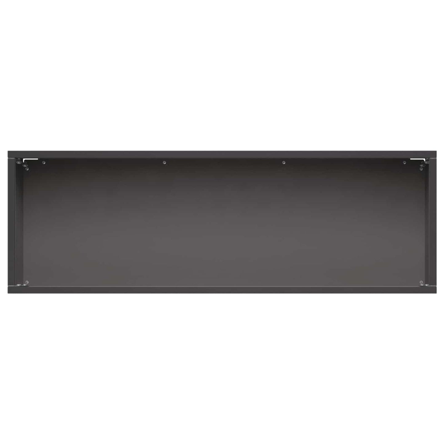 Sodo vazonas Juoda 40 x 20 x 20 cm Šaltai valcuotas plienas