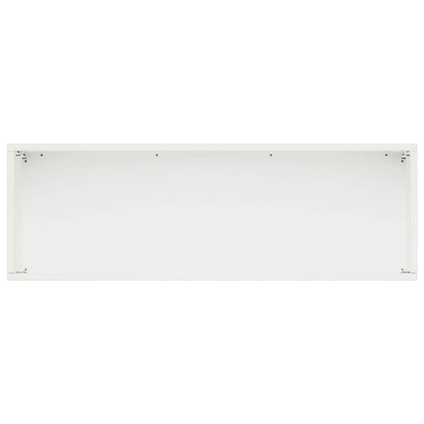 Sodo vazonas Balta 40 x 20 x 20 cm Šaltai valcuotas plienas