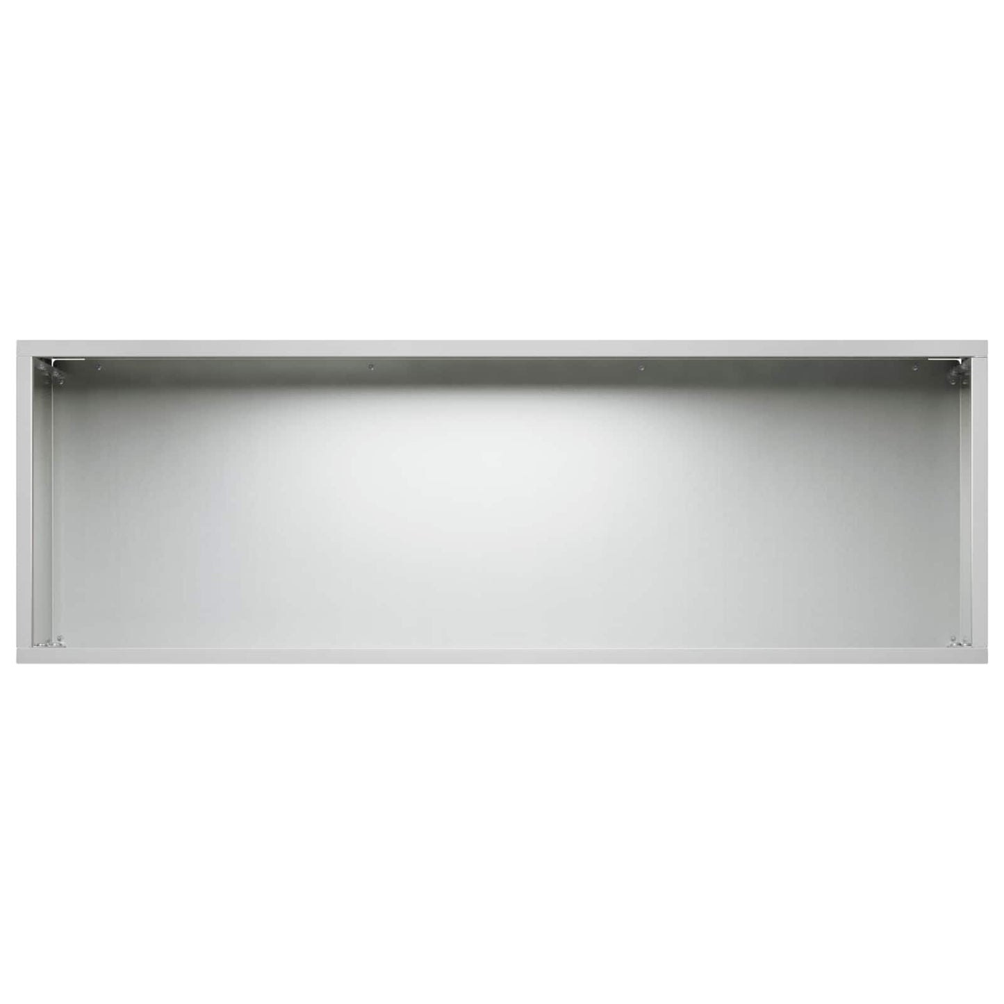 Sodo vazonas Sidabrinė 40 x 20 x 20 cm Galvanizuotas plienas