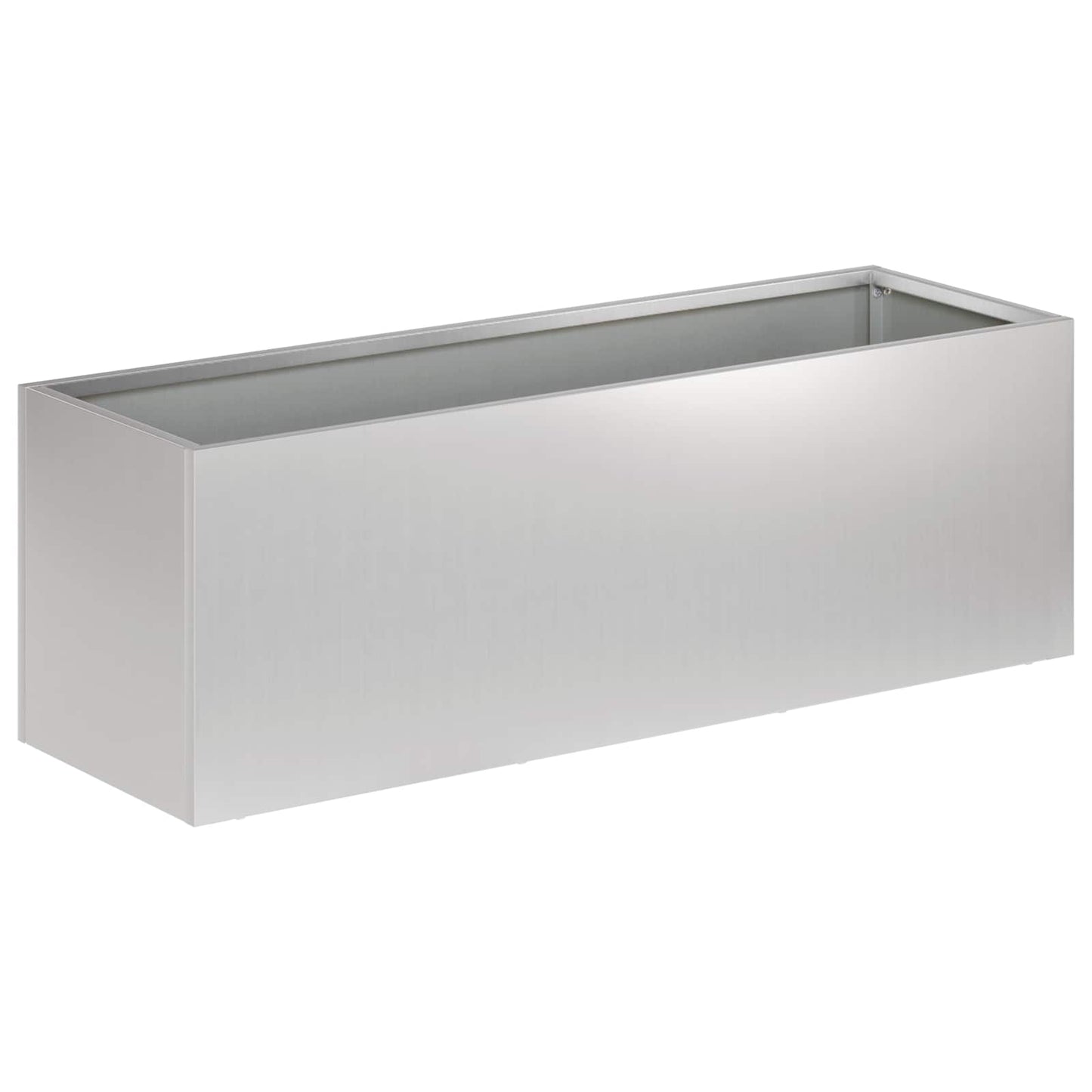 Sodo vazonas Sidabrinė 60 x 20 x 20 cm Galvanizuotas plienas