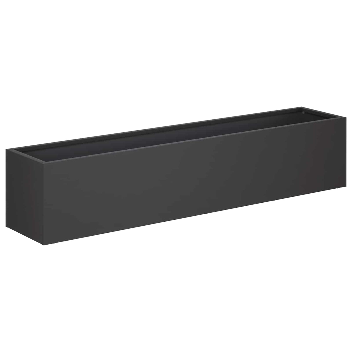 Sodo vazonas 2 vnt. Juoda 100 x 20 x 20 cm