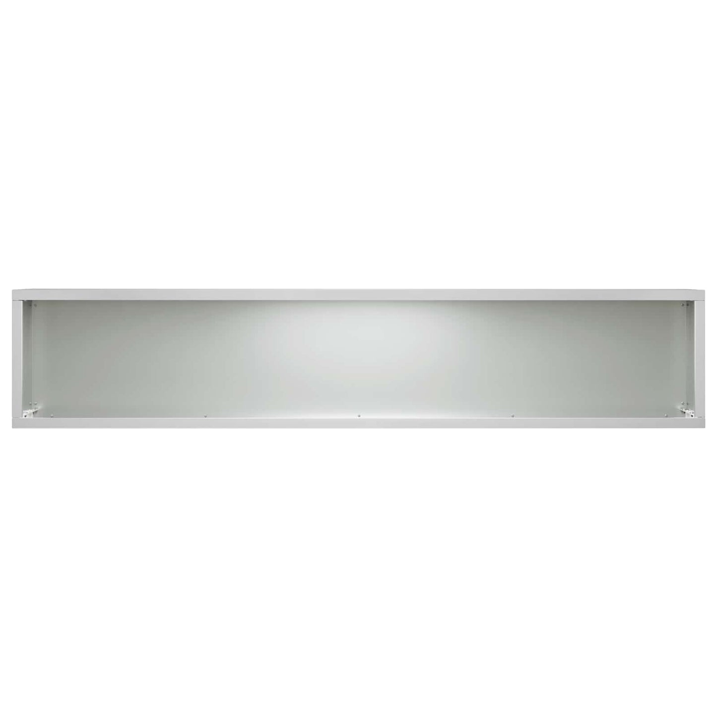 Sodo vazonas Sidabrinė 100 x 20 x 20 cm Galvanizuotas plienas