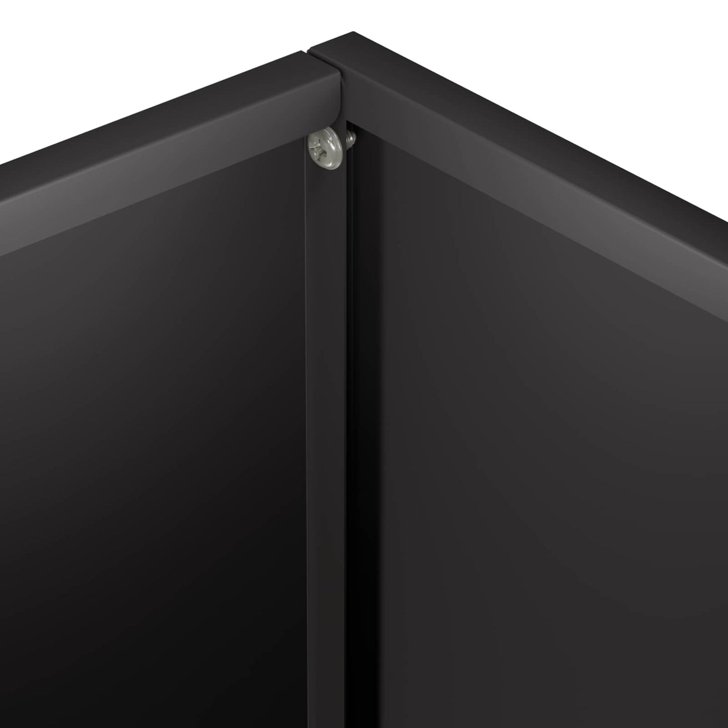 Sodo vazonas Juoda 40 x 30 x 30 cm Šaltai valcuotas plienas