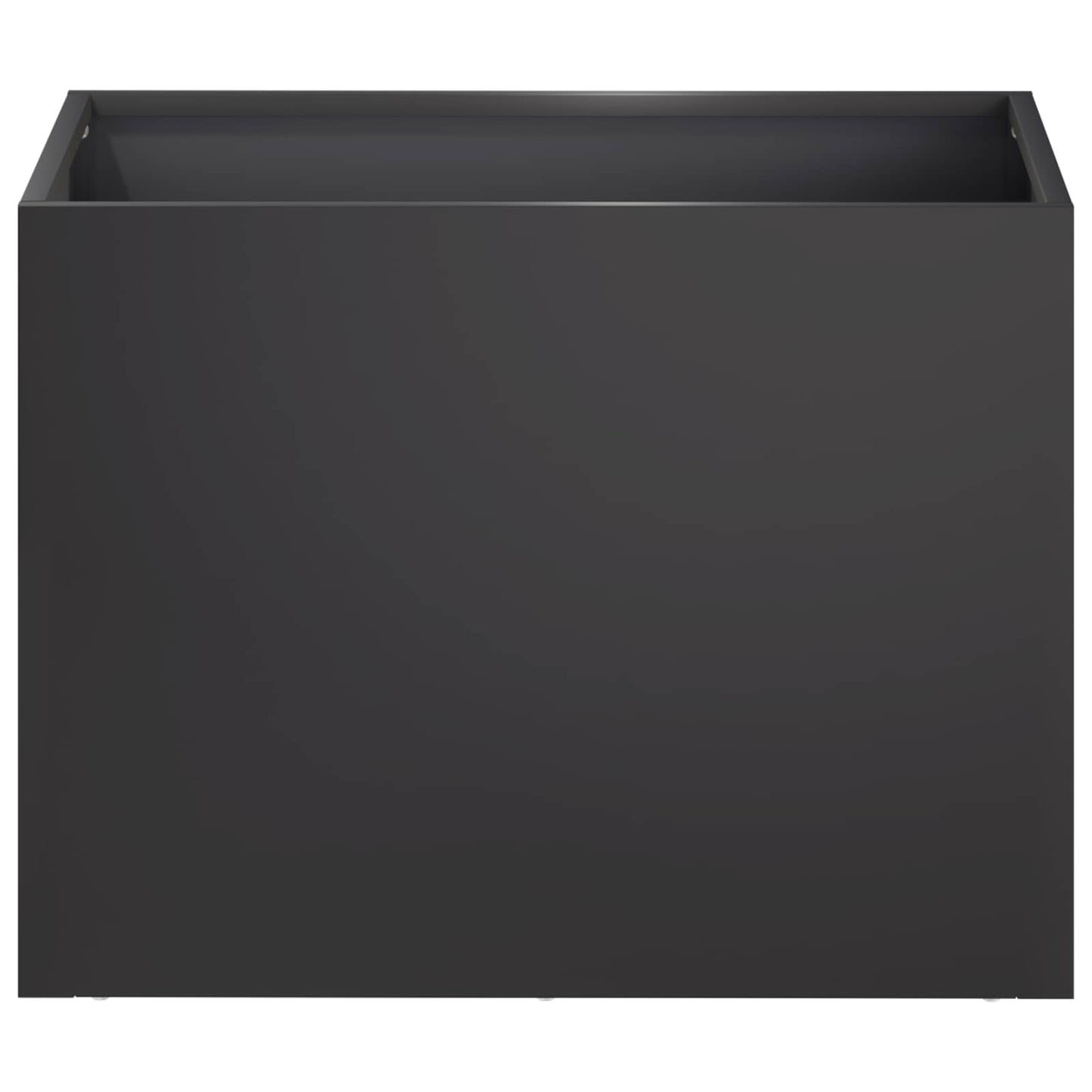Sodo vazonas Juoda 40 x 30 x 30 cm Šaltai valcuotas plienas
