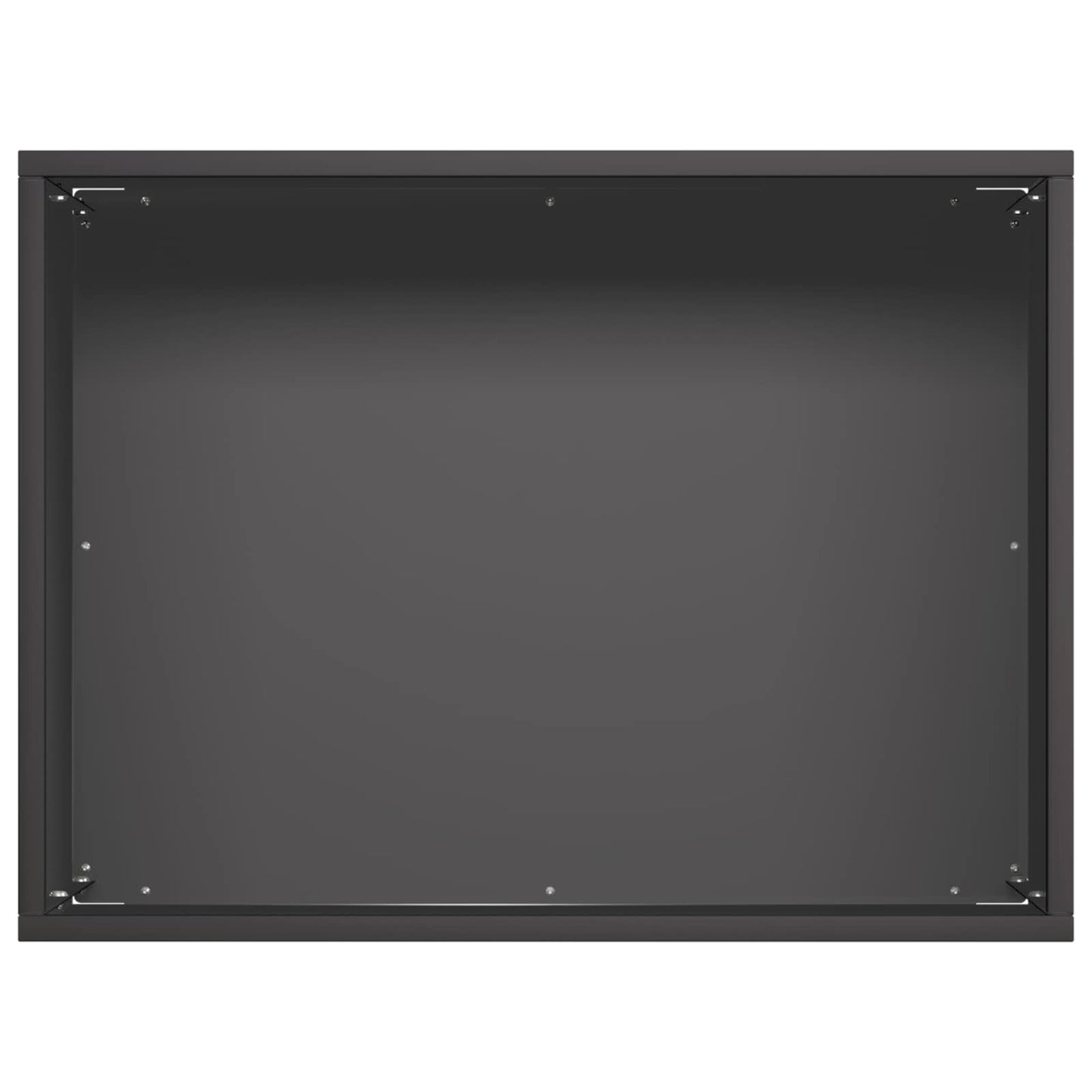 Sodo vazonas Juoda 40 x 30 x 30 cm Šaltai valcuotas plienas