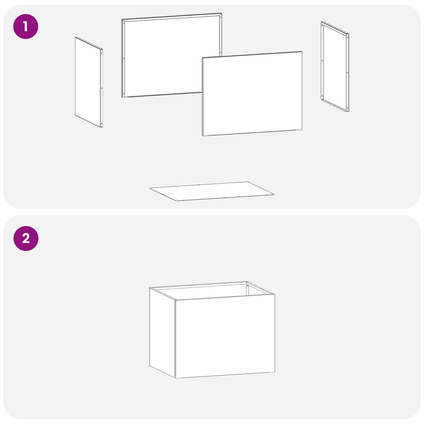Sodo vazonas Balta 40 x 30 x 30 cm Šaltai valcuotas plienas