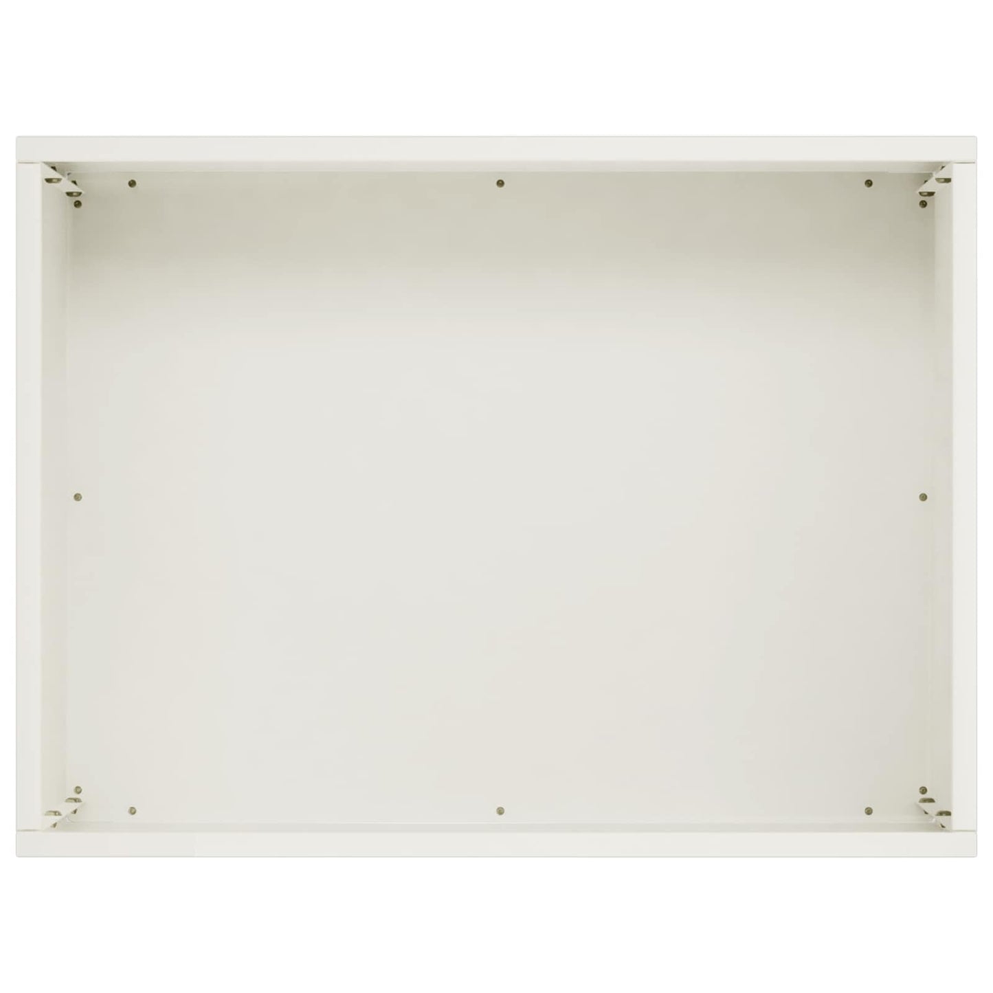 Sodo vazonas Balta 40 x 30 x 30 cm Šaltai valcuotas plienas