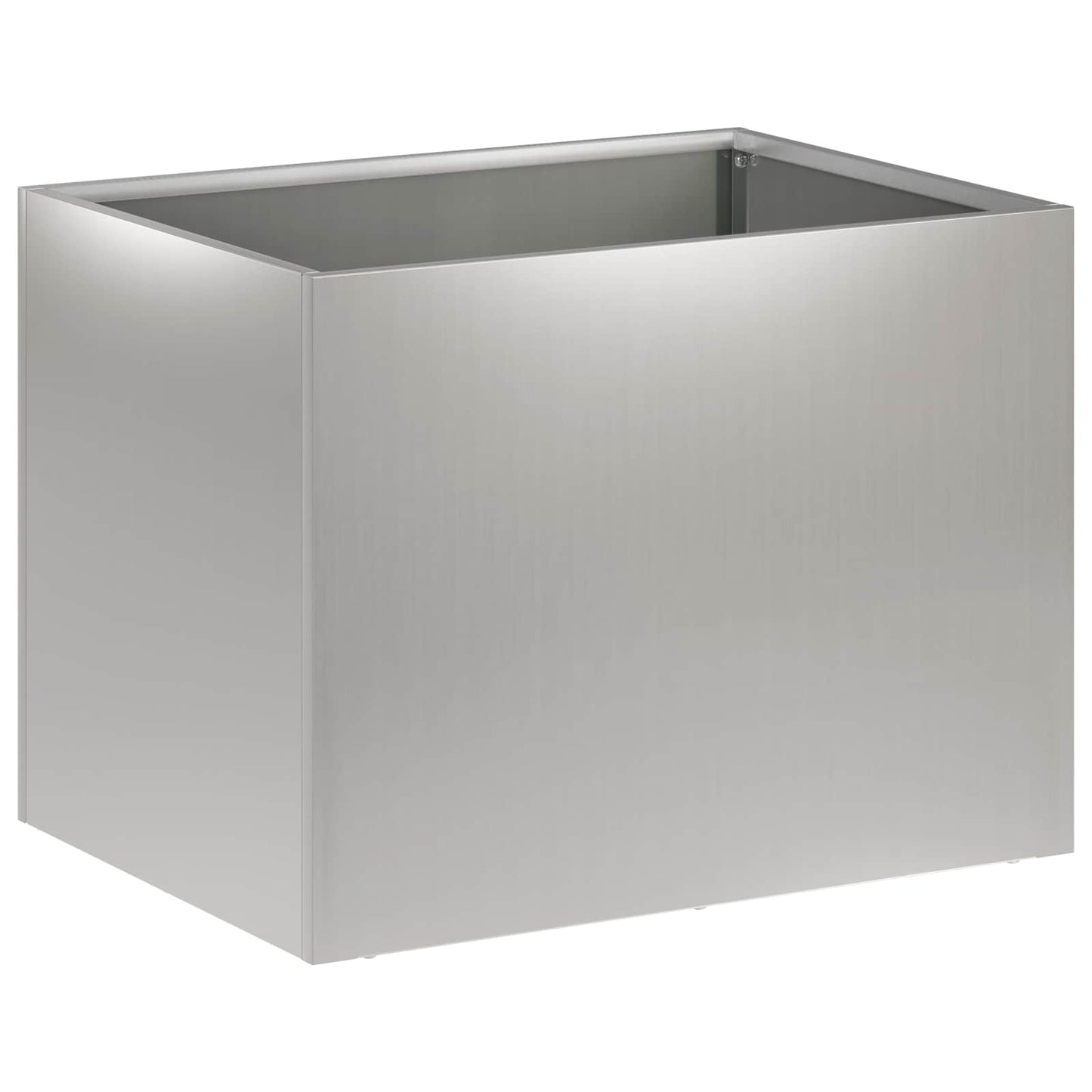 Sodo vazonas Sidabrinė 40 x 30 x 30 cm Galvanizuotas plienas