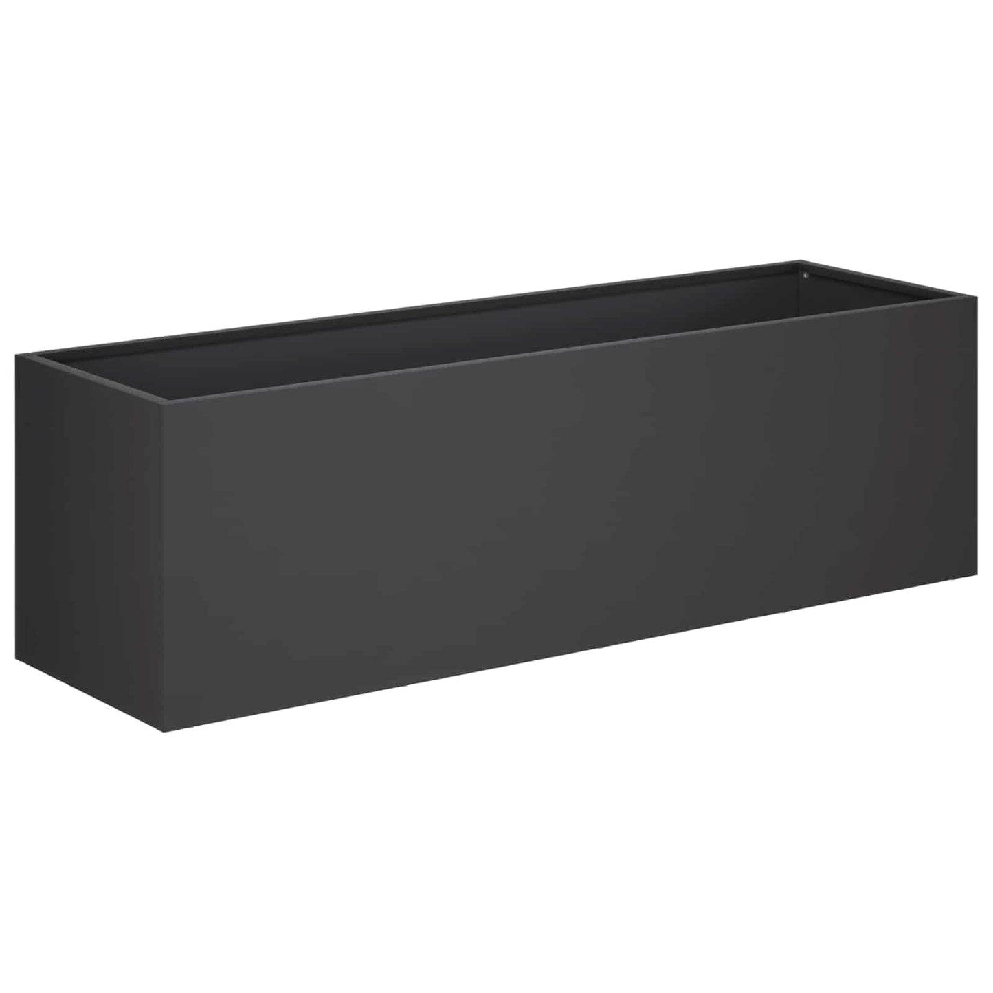 Sodo vazonas 2 vnt. Juoda 80 x 30 x 30 cm