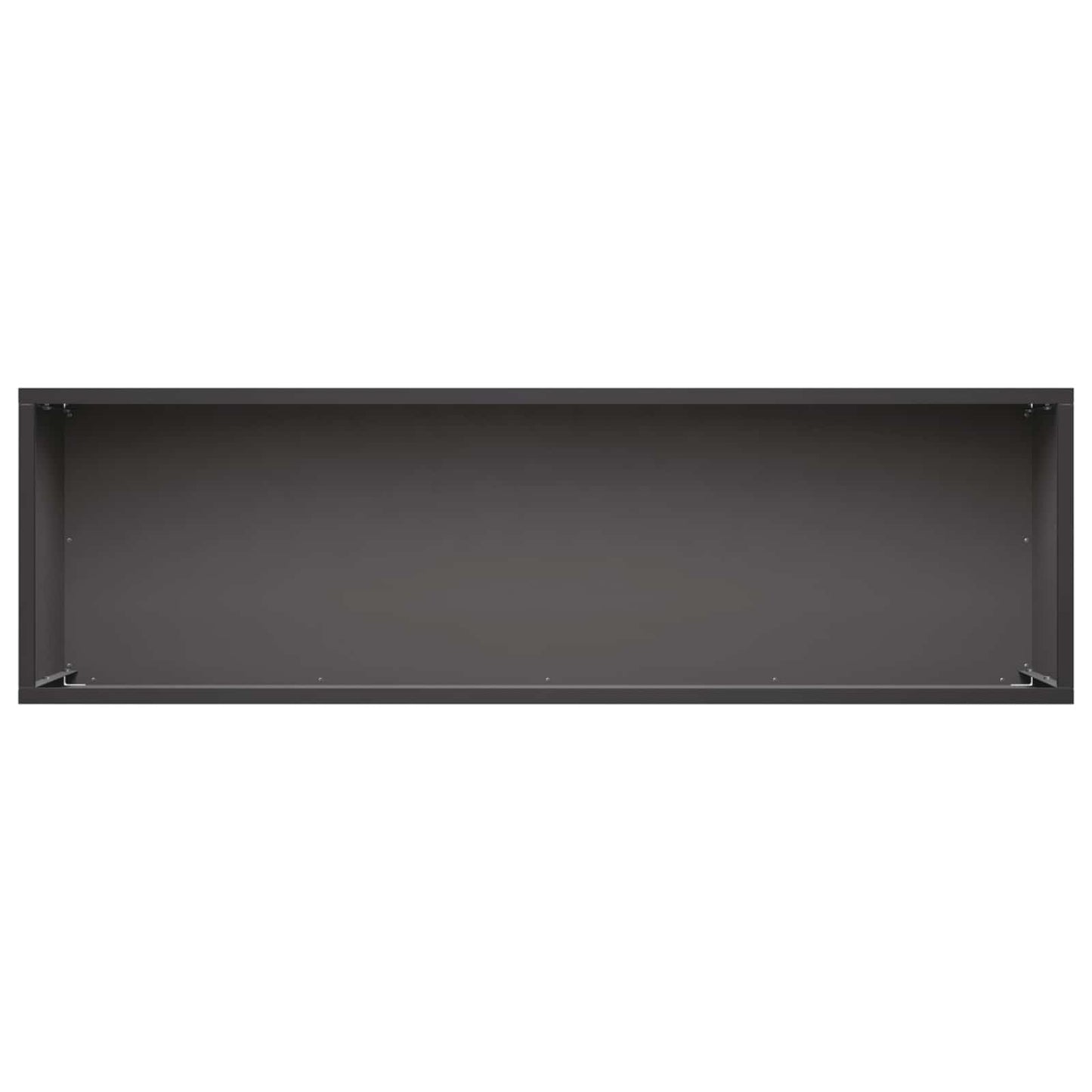 Sodo vazonas Juoda 100 x 30 x 30 cm Šaltai valcuotas plienas