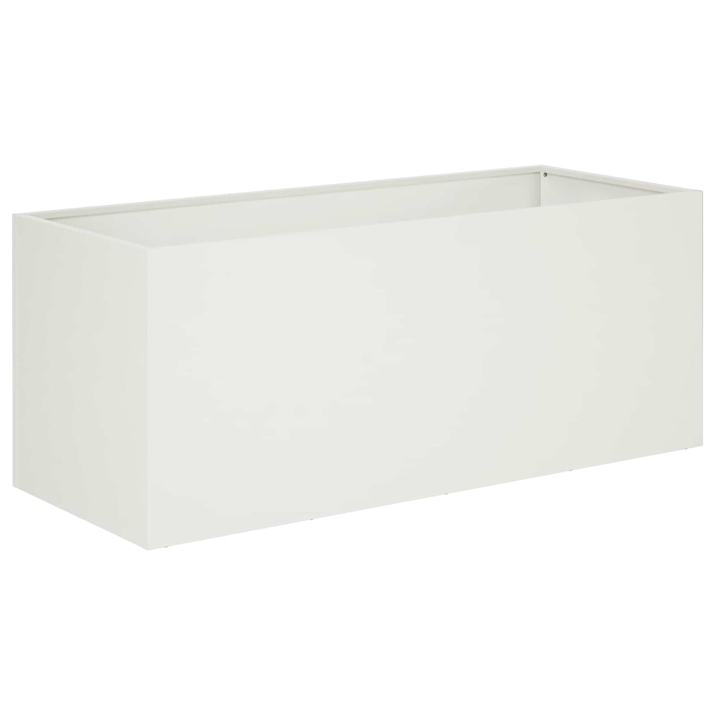 Sodo vazonas 2 vnt. Balta 100 x 40 x 40 cm
