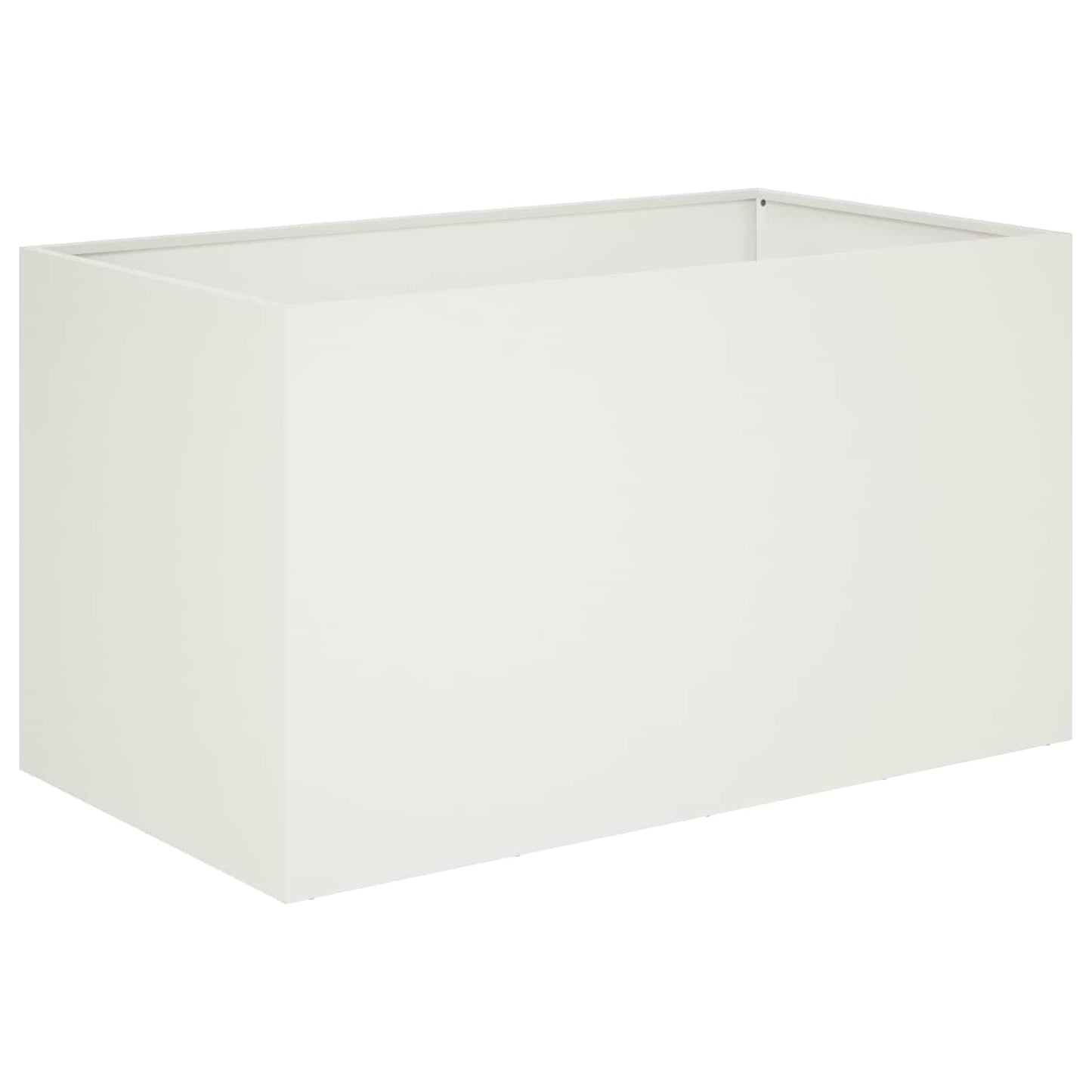 Sodo vazonas Balta 80 x 50 x 50 cm Šaltai valcuotas plienas