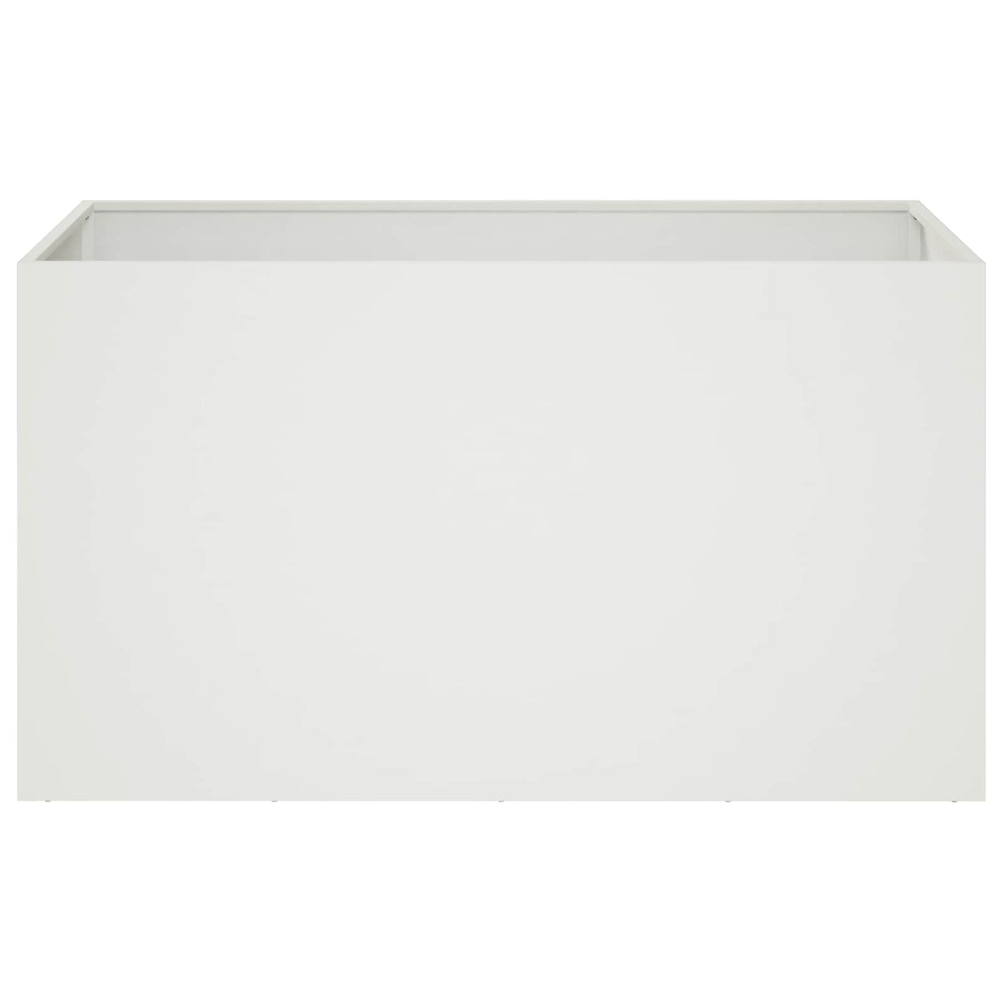 Sodo vazonas 2 vnt. Balta 80 x 50 x 50 cm