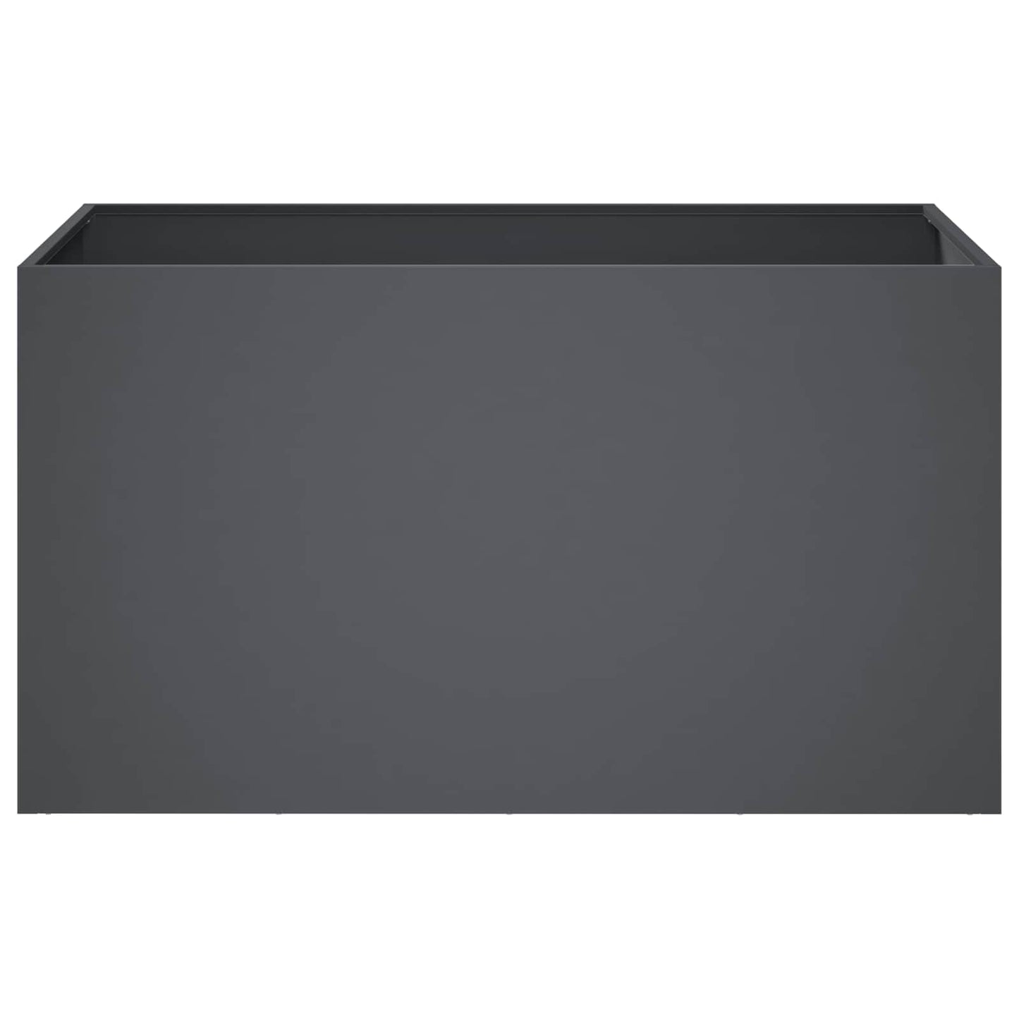 Sodo vazonas Antracito 80 x 50 x 50 cm Šaltai valcuotas plienas