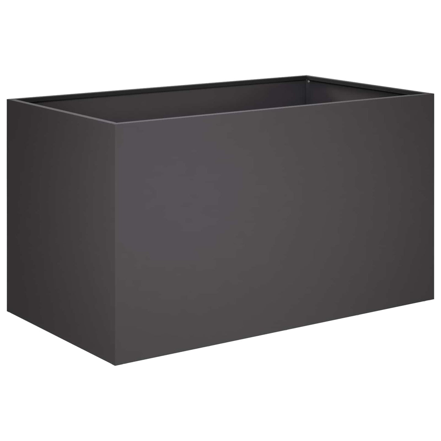 Sodo vazonas Juoda 100 x 50 x 50 cm Šaltai valcuotas plienas