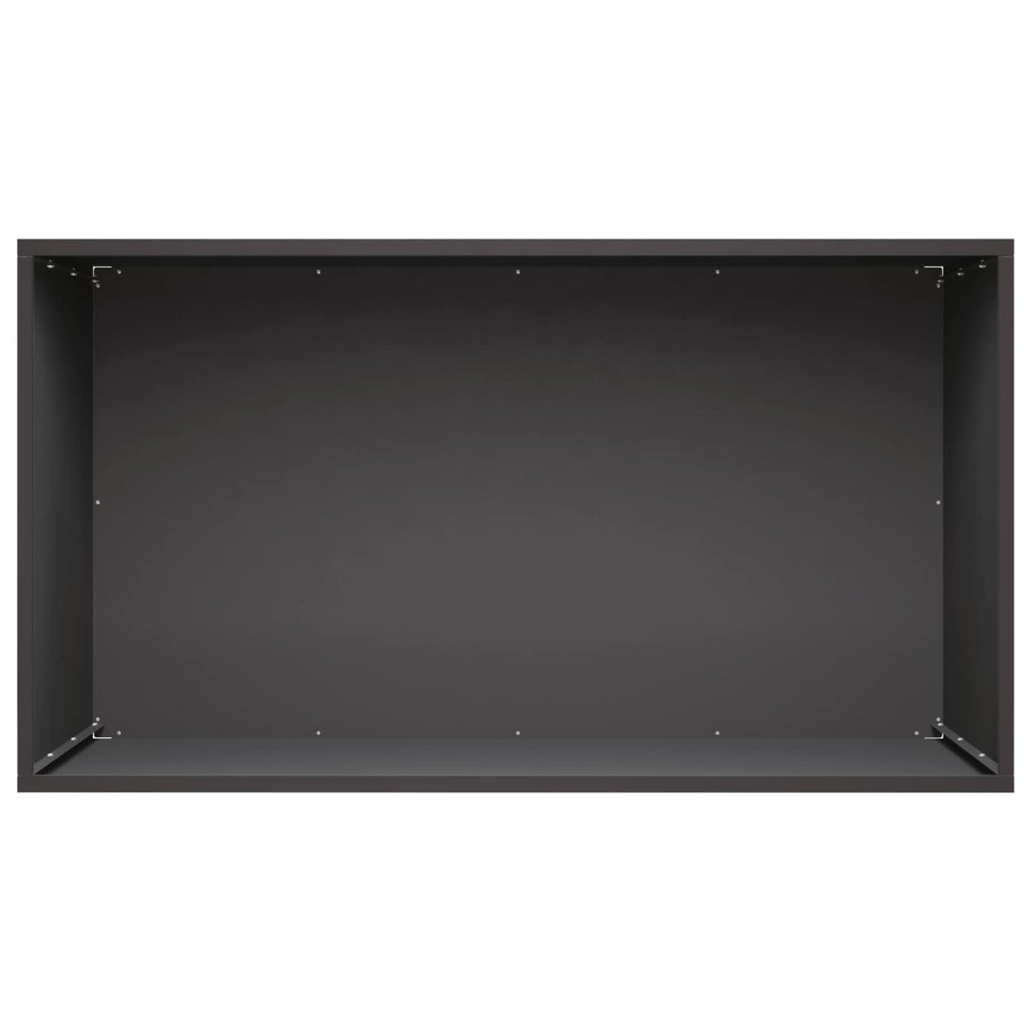 Sodo vazonas Juoda 100 x 50 x 50 cm Šaltai valcuotas plienas