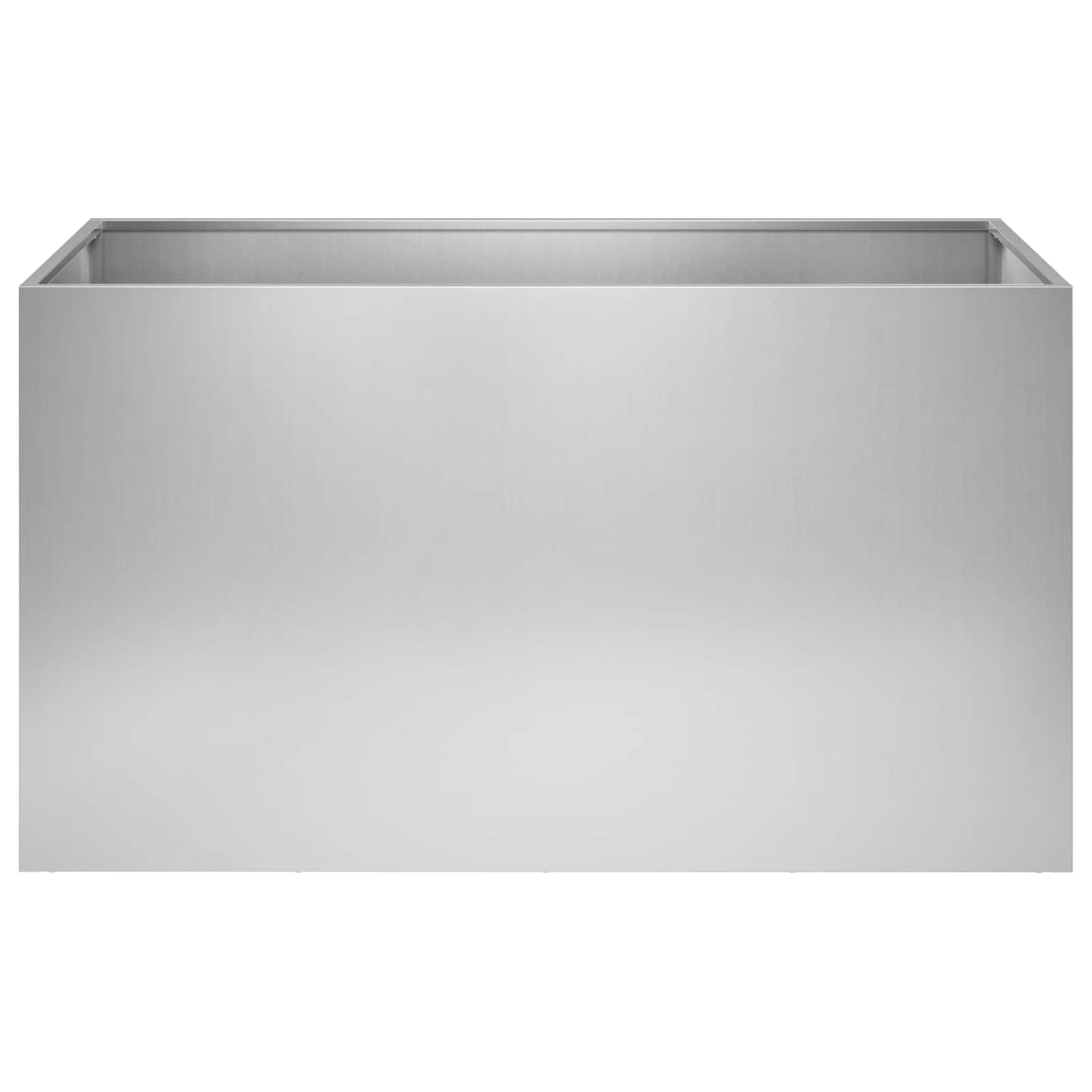 Sodo vazonas Sidabrinė 100 x 50 x 50 cm Galvanizuotas plienas