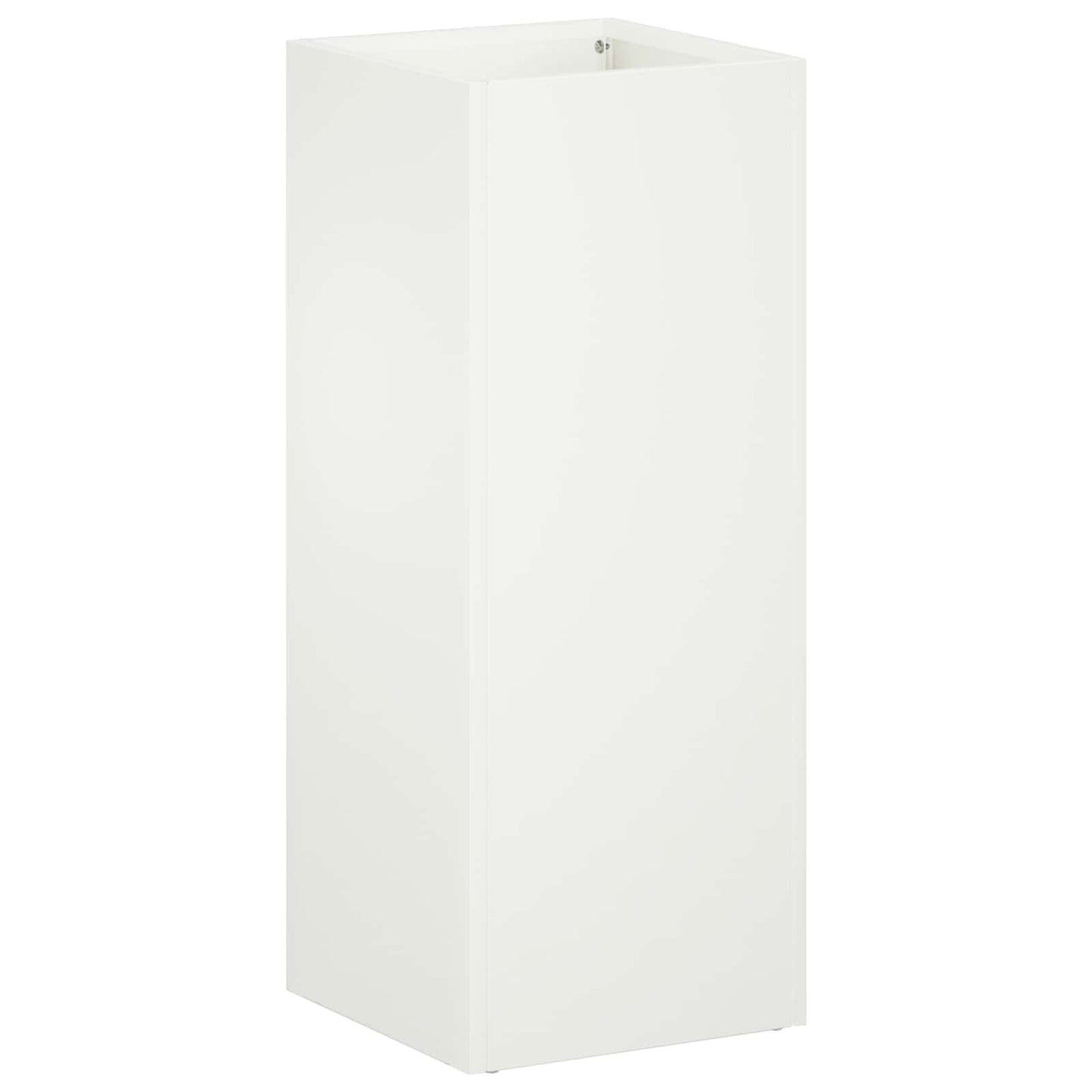 Sodo vazonas Balta 20 x 20 x 40 cm Šaltai valcuotas plienas