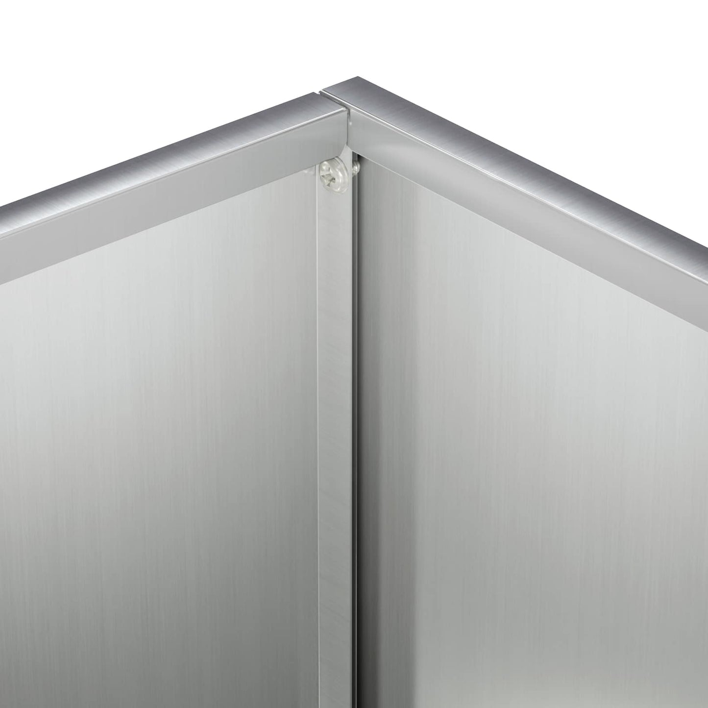 Sodo vazonas Sidabrinė 20 x 20 x 40 cm Galvanizuotas plienas