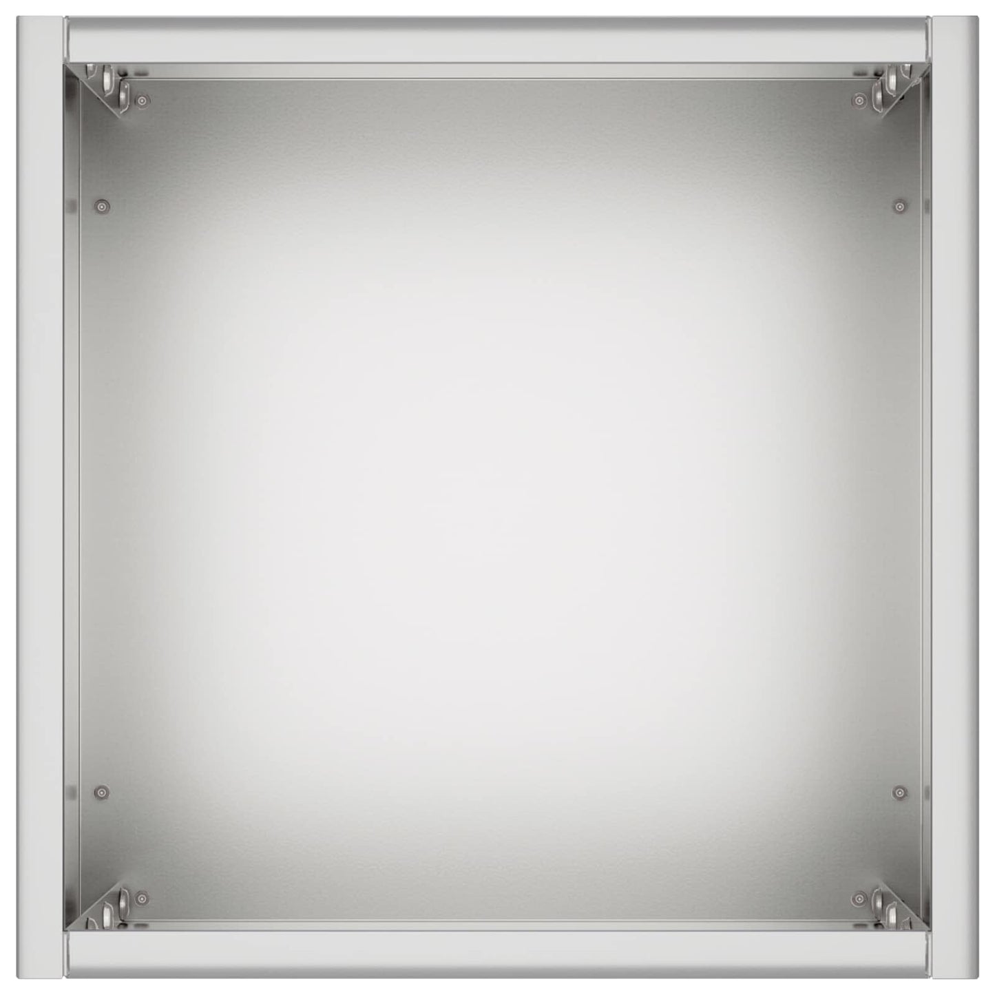 Sodo vazonas Sidabrinė 20 x 20 x 40 cm Galvanizuotas plienas