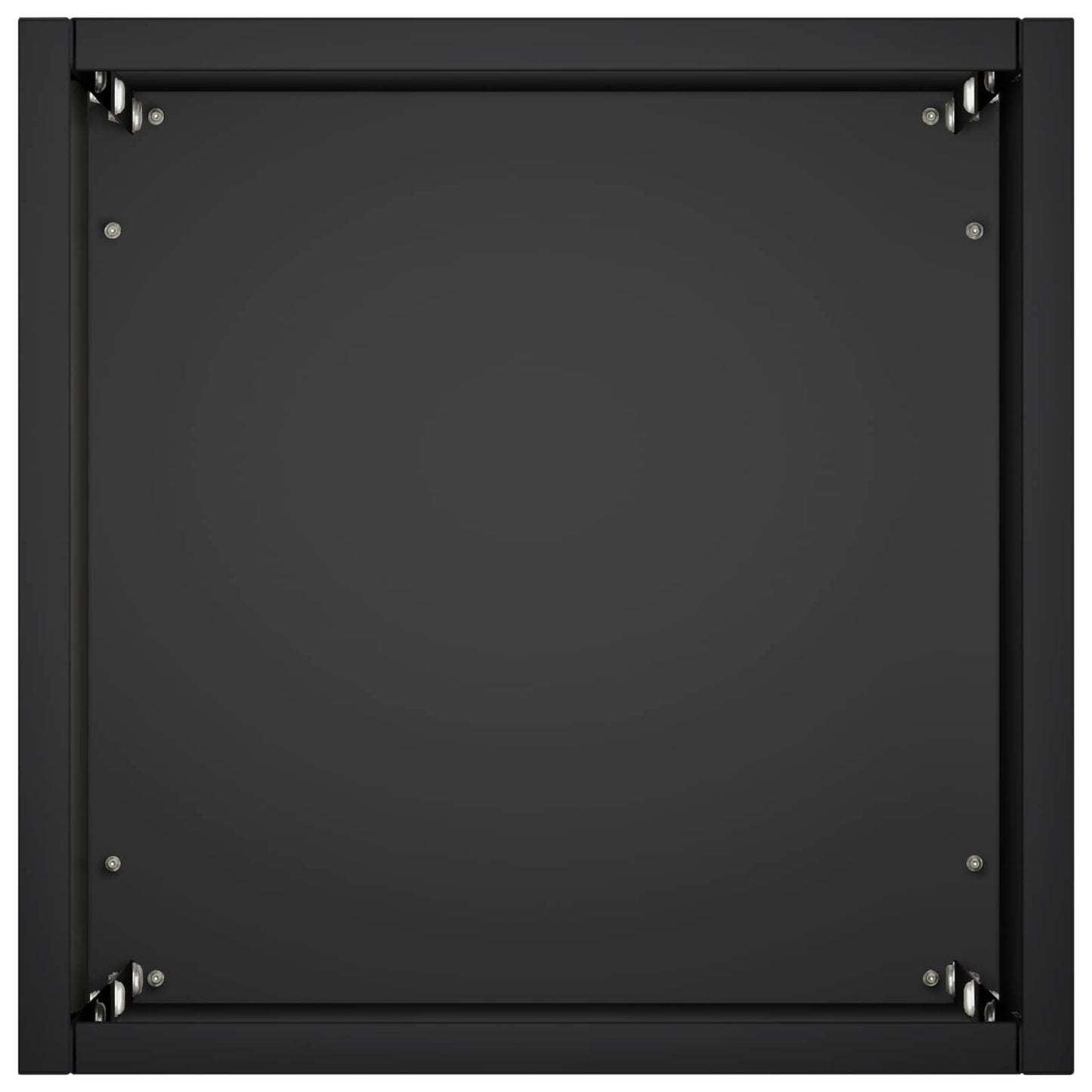 Sodo vazonas Juoda 20 x 20 x 75 cm Šaltai valcuotas plienas