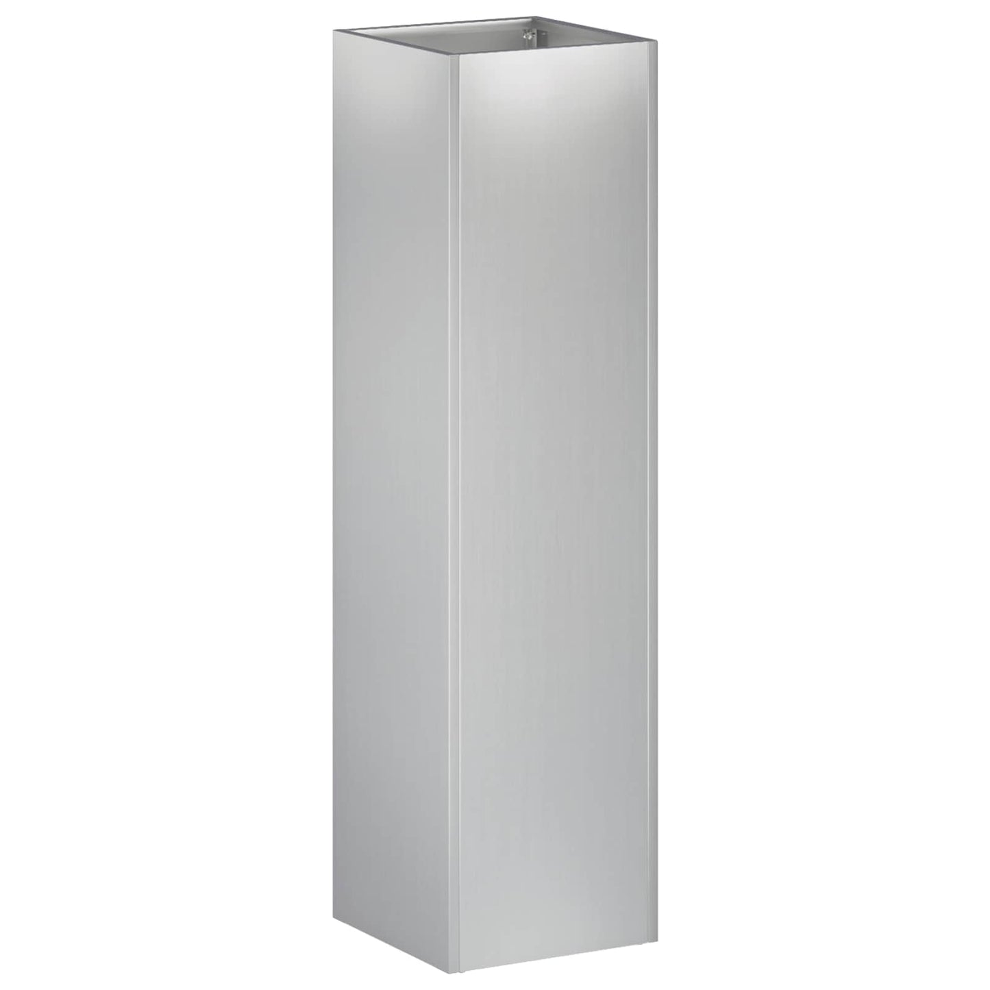 Sodo vazonas Sidabrinė 20 x 20 x 75 cm Galvanizuotas plienas