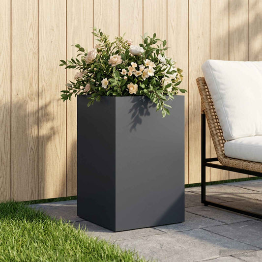 Sodo vazonas Antracito 30 x 30 x 40 cm Šaltai valcuotas plienas