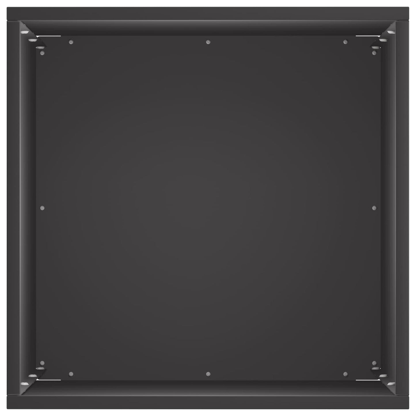 Sodo vazonas Juoda 40 x 40 x 50 cm Šaltai valcuotas plienas