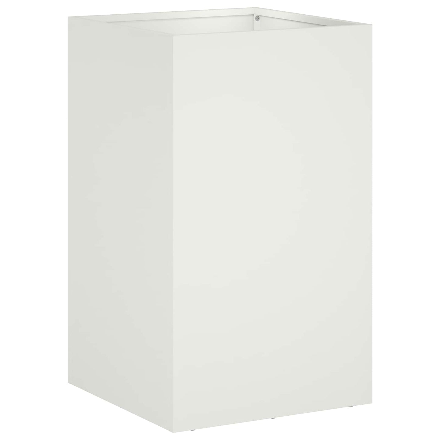 Sodo vazonas Balta 40 x 40 x 50 cm Šaltai valcuotas plienas